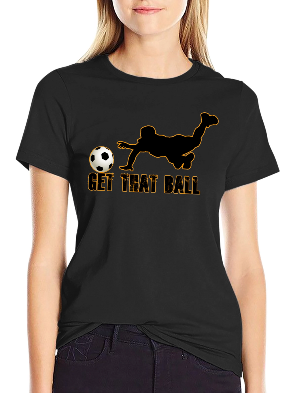 Get That Ball Graphic T-Shirt - Soccer Fan Tee