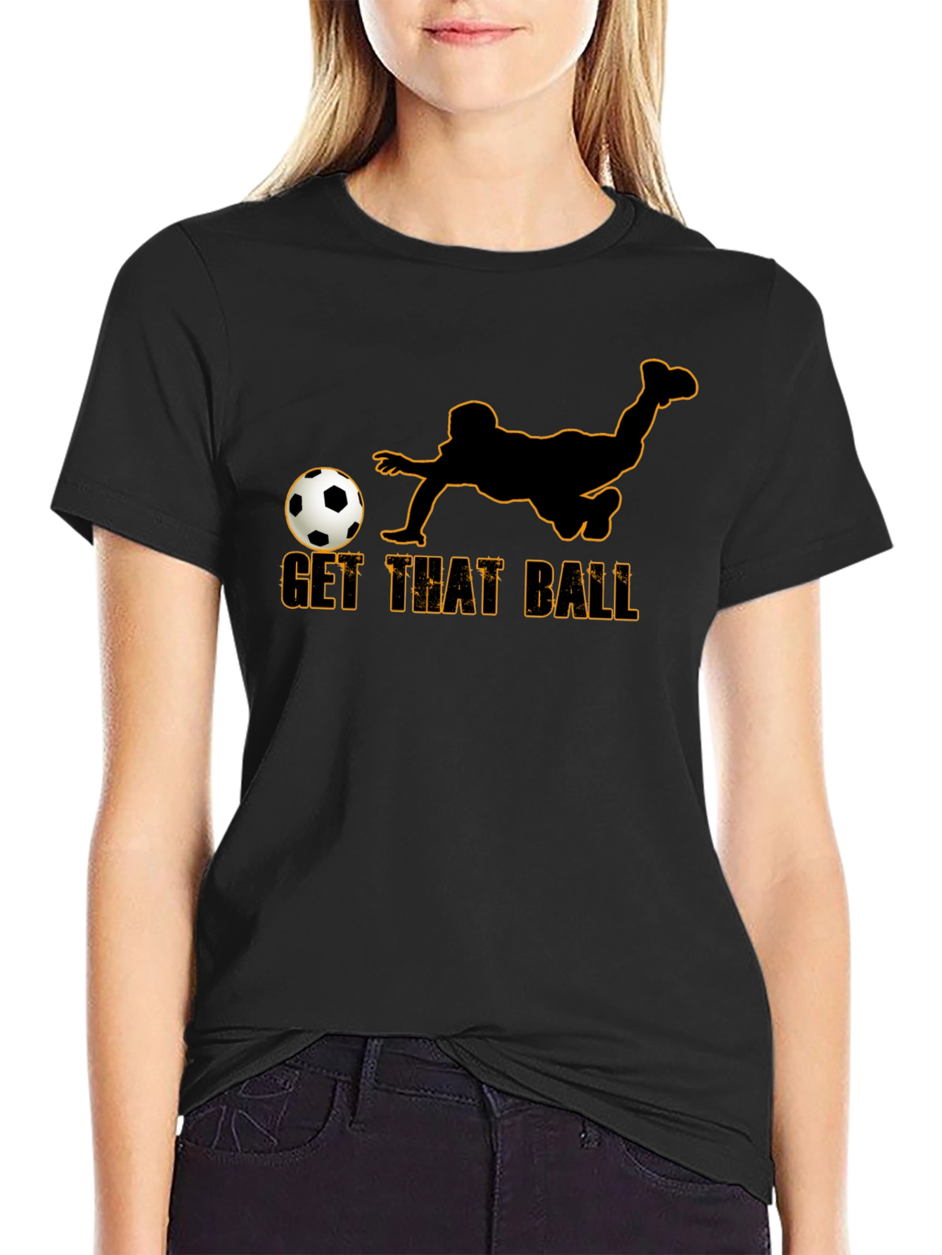 Get That Ball Graphic T-Shirt - Soccer Fan Tee
