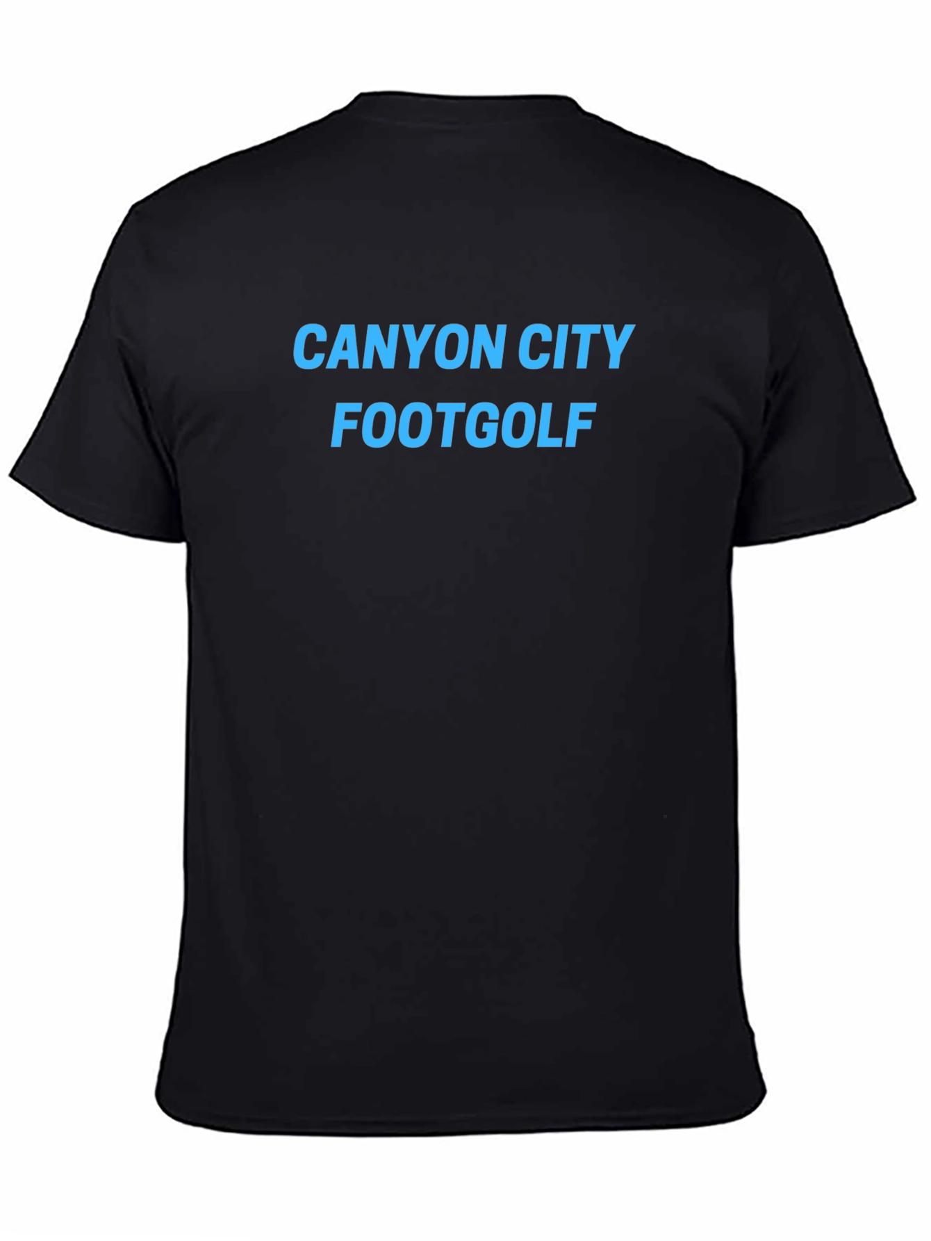 Canyon City Footgolf T-Shirt - Black Tee