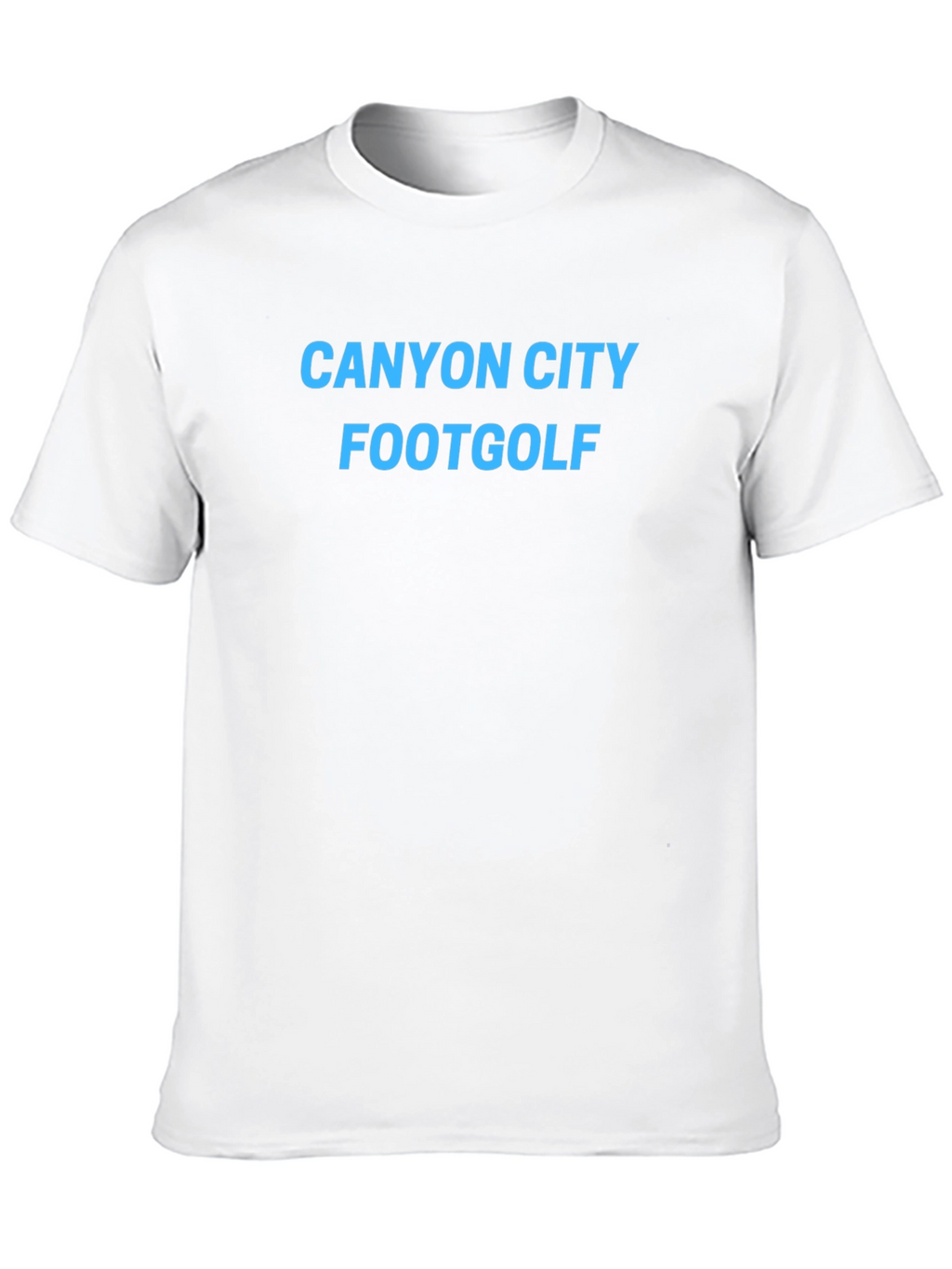 Canyon City Footgolf T-Shirt - Black Tee