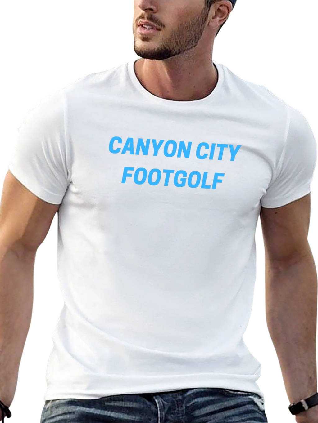Canyon City Footgolf T-Shirt - Black Tee