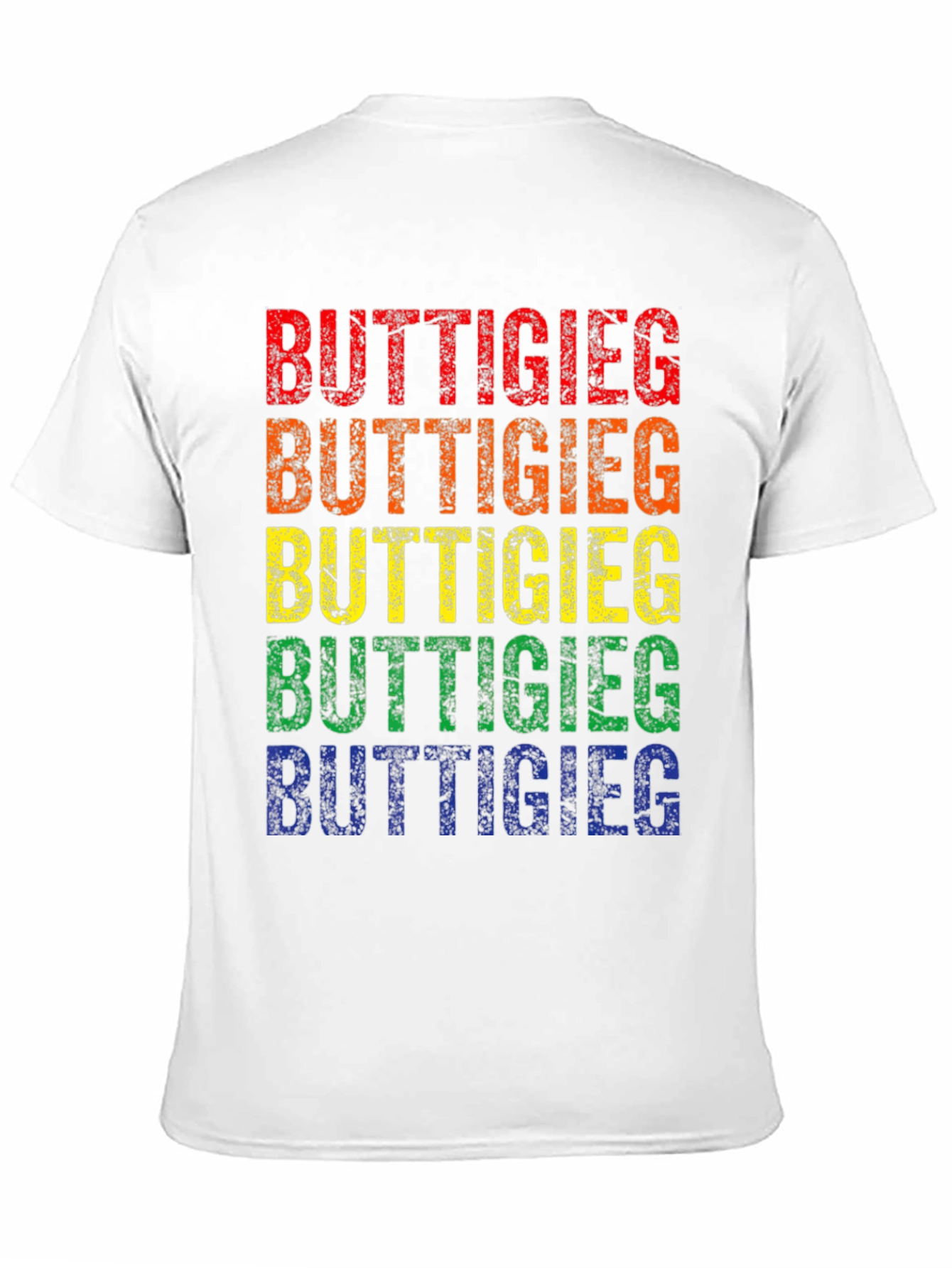 Rainbow Buttigieg T-Shirt Pride Political