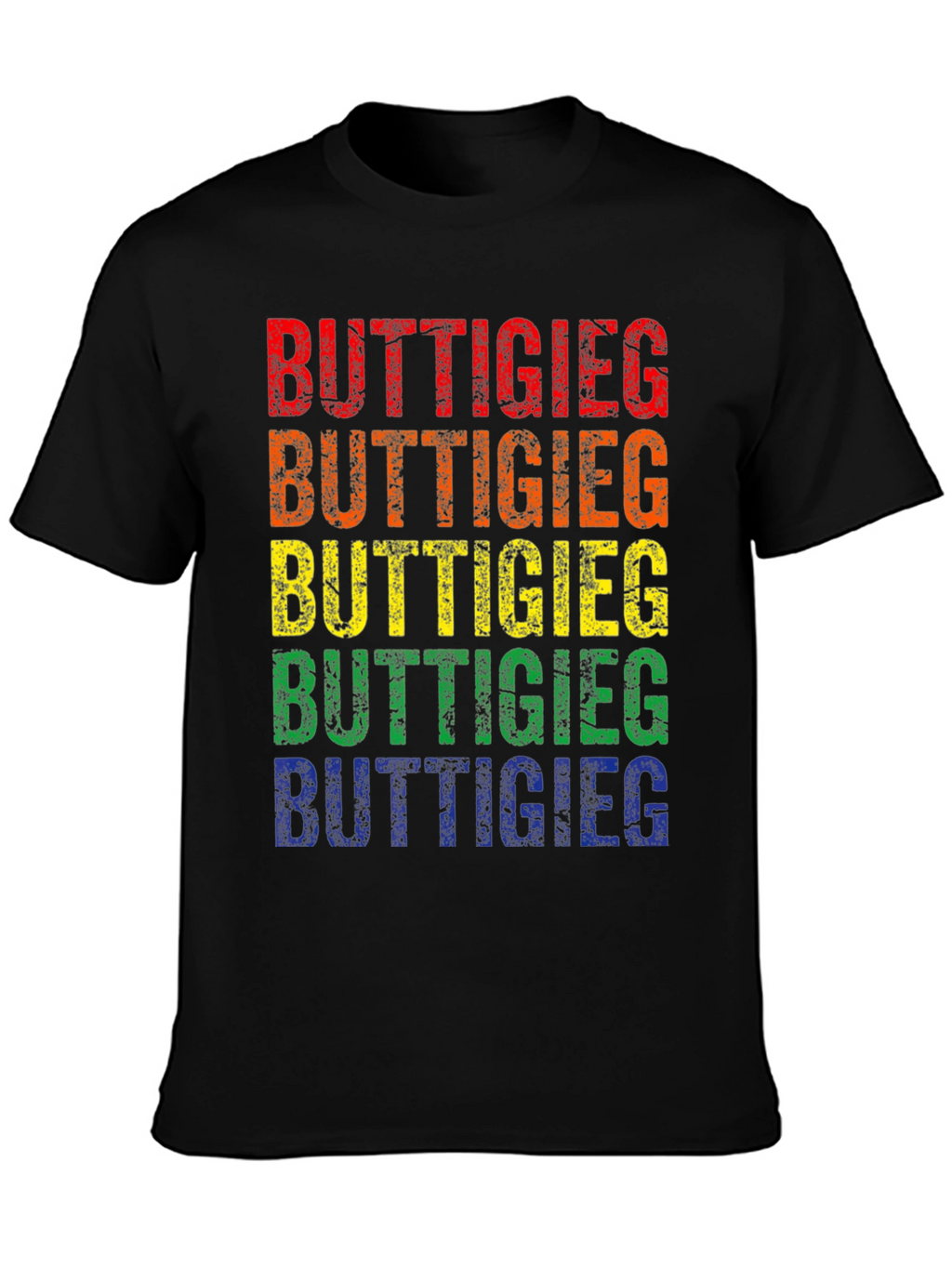 Rainbow Buttigieg T-Shirt Pride Political