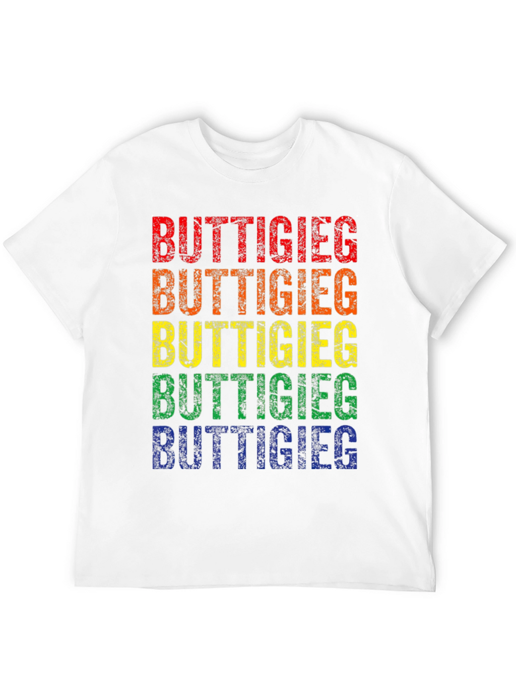 Rainbow Buttigieg T-Shirt Pride Political