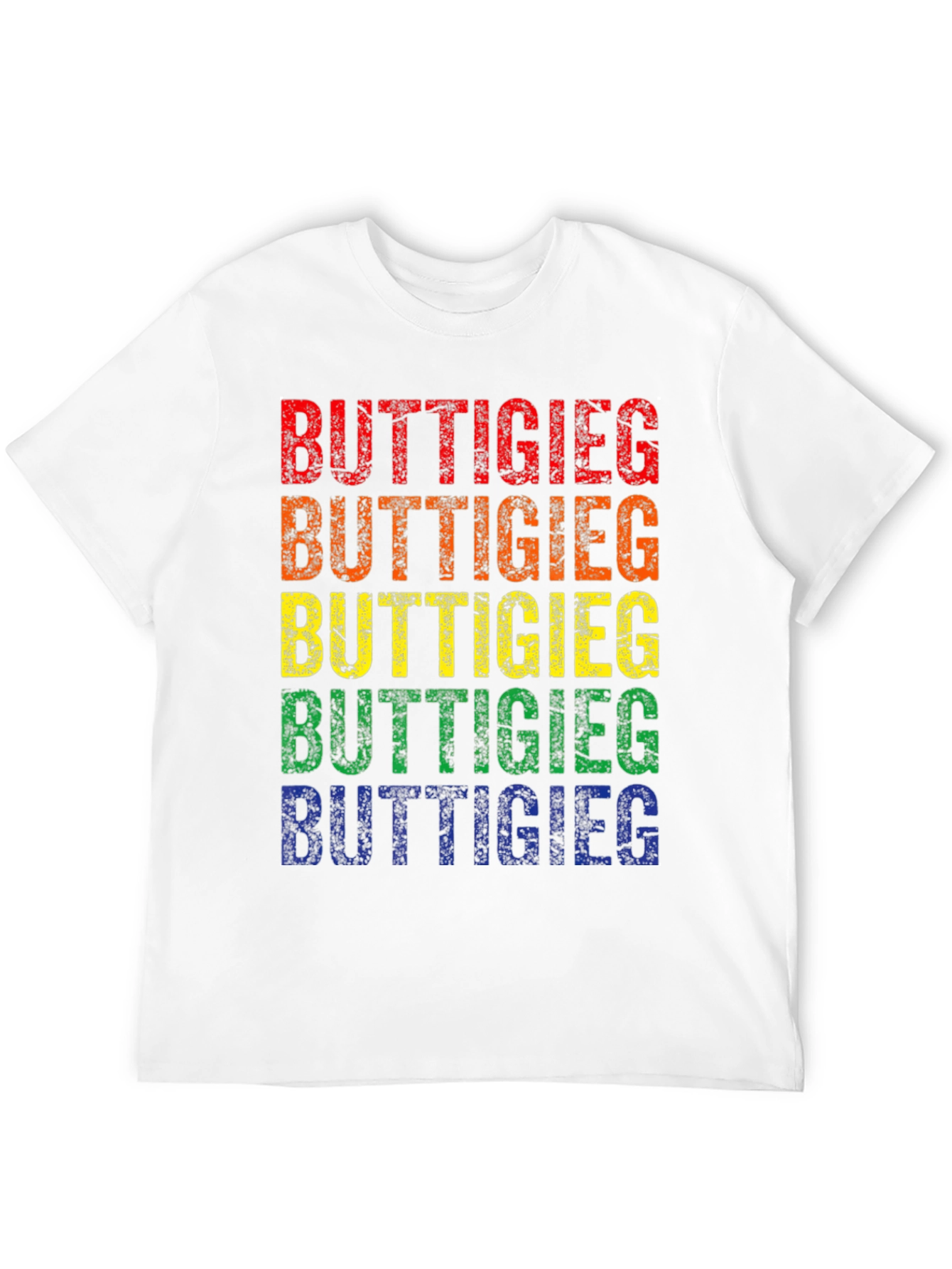 Rainbow Buttigieg T-Shirt Pride Political