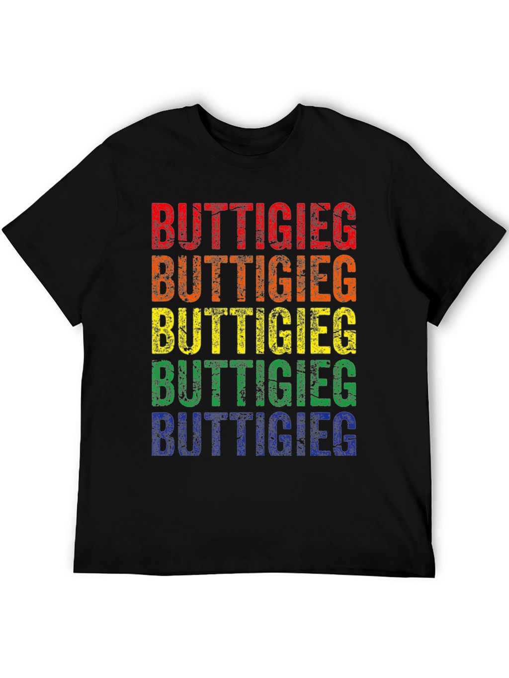 Rainbow Buttigieg T-Shirt Pride Political
