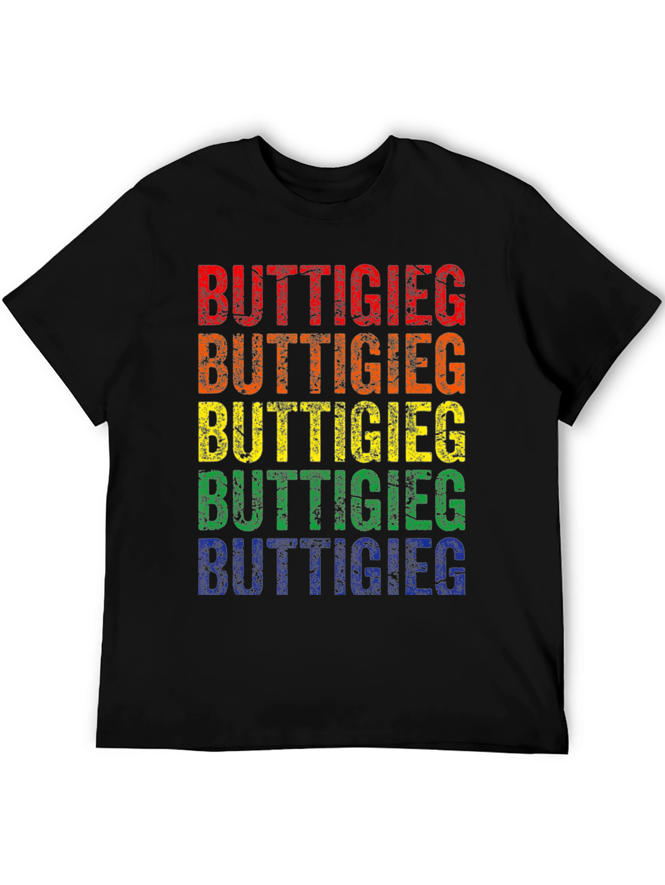 Rainbow Buttigieg T-Shirt Pride Political