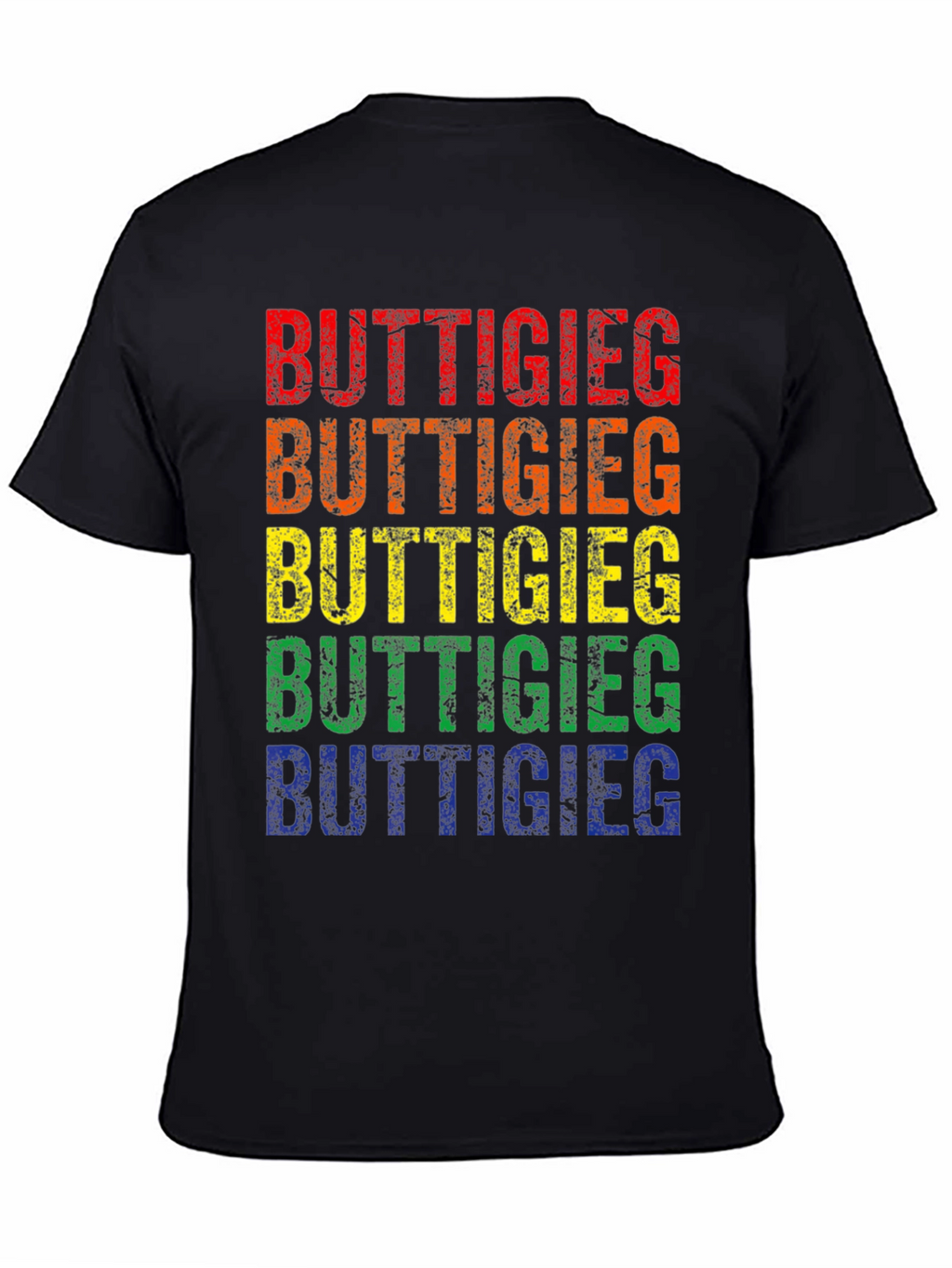 Rainbow Buttigieg T-Shirt Pride Political