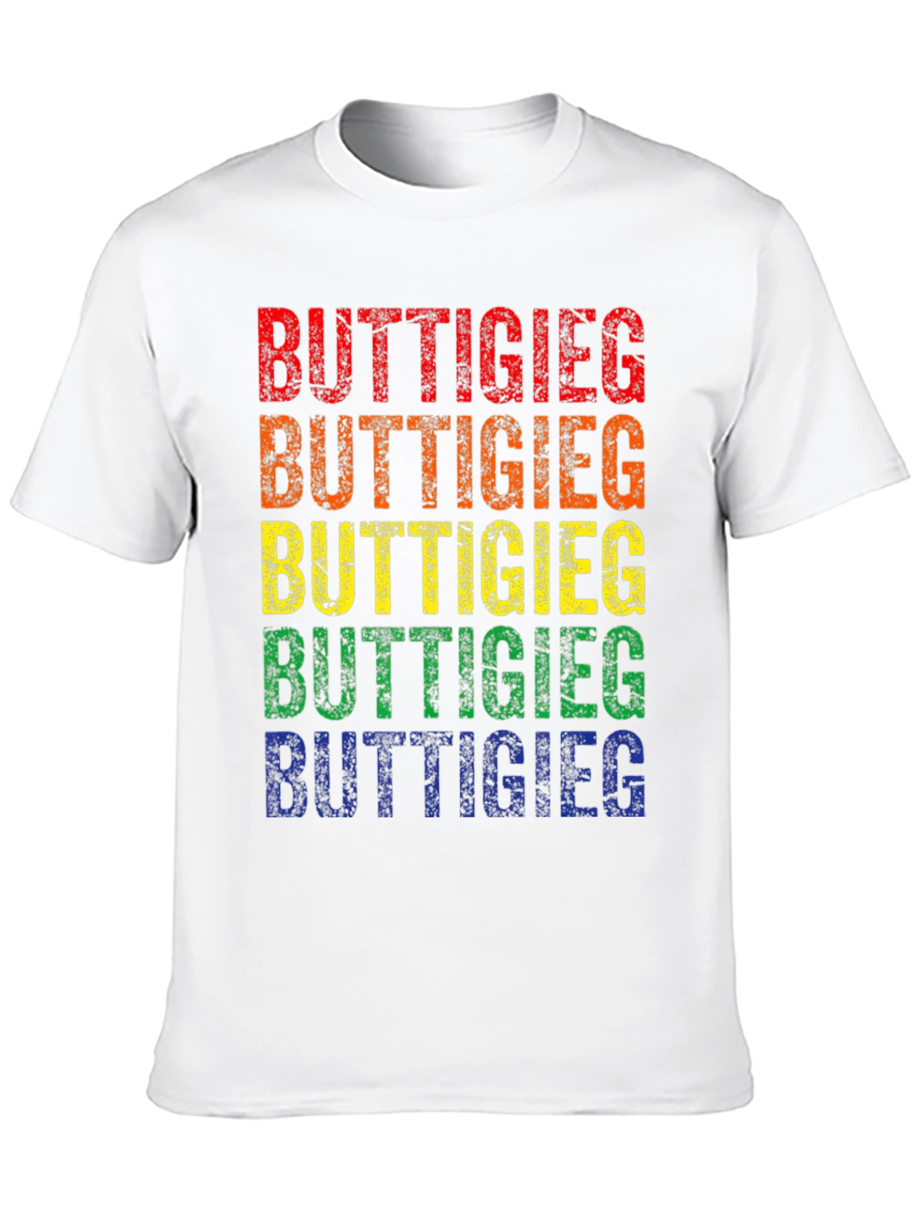 Rainbow Buttigieg T-Shirt Pride Political