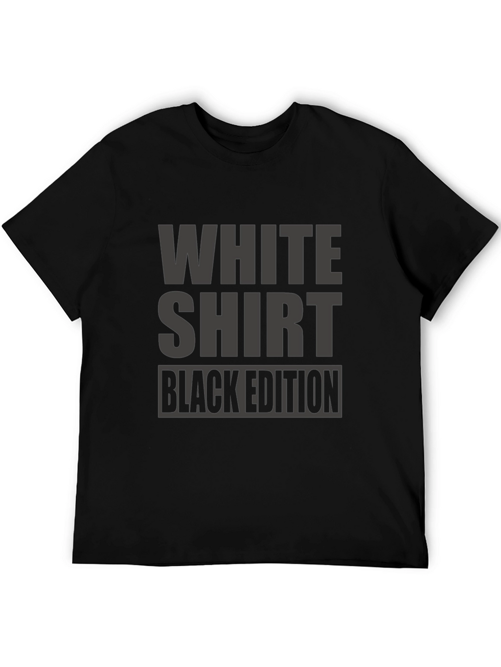 White Shirt Black Edition T-Shirt