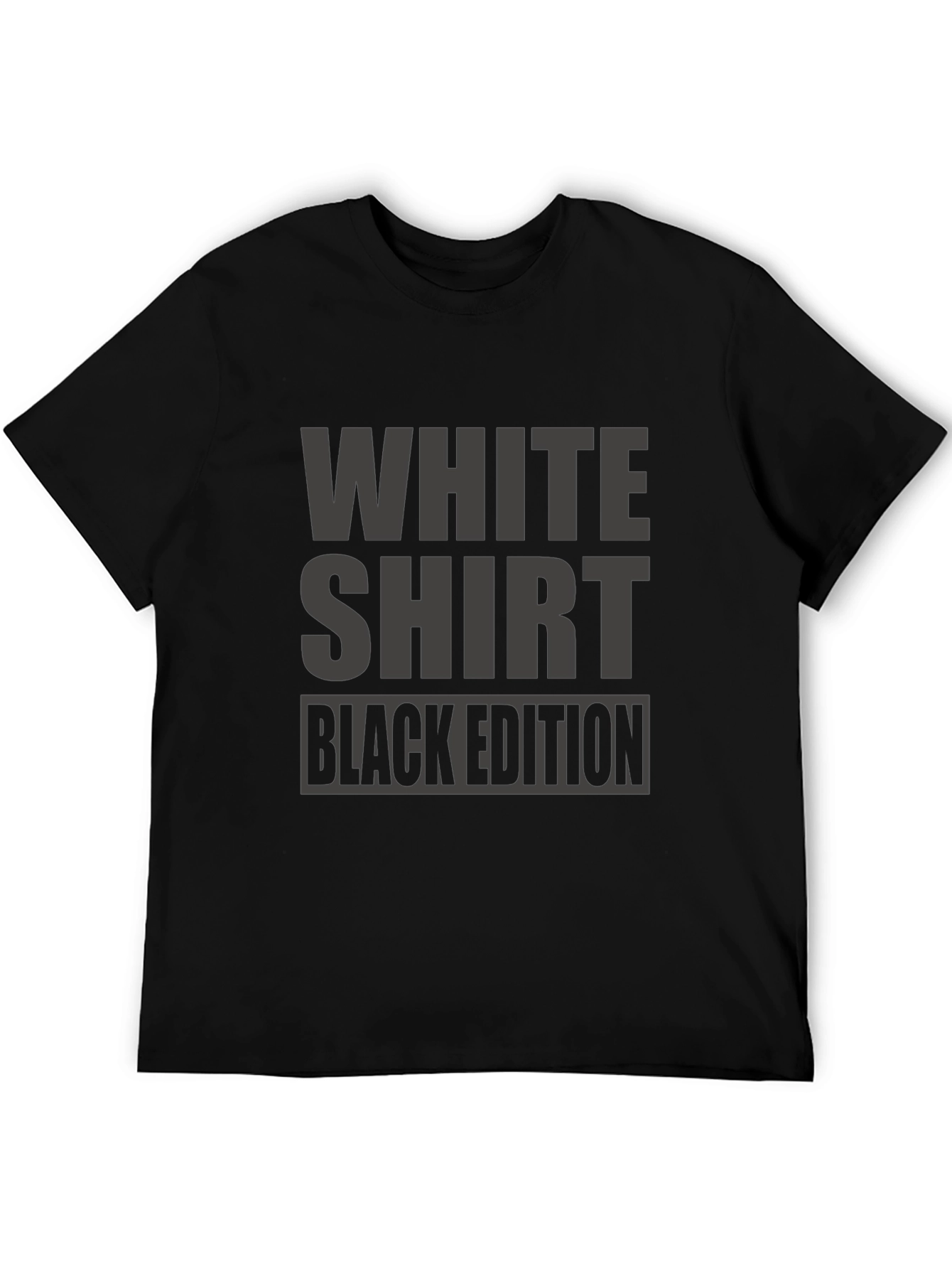 White Shirt Black Edition T-Shirt