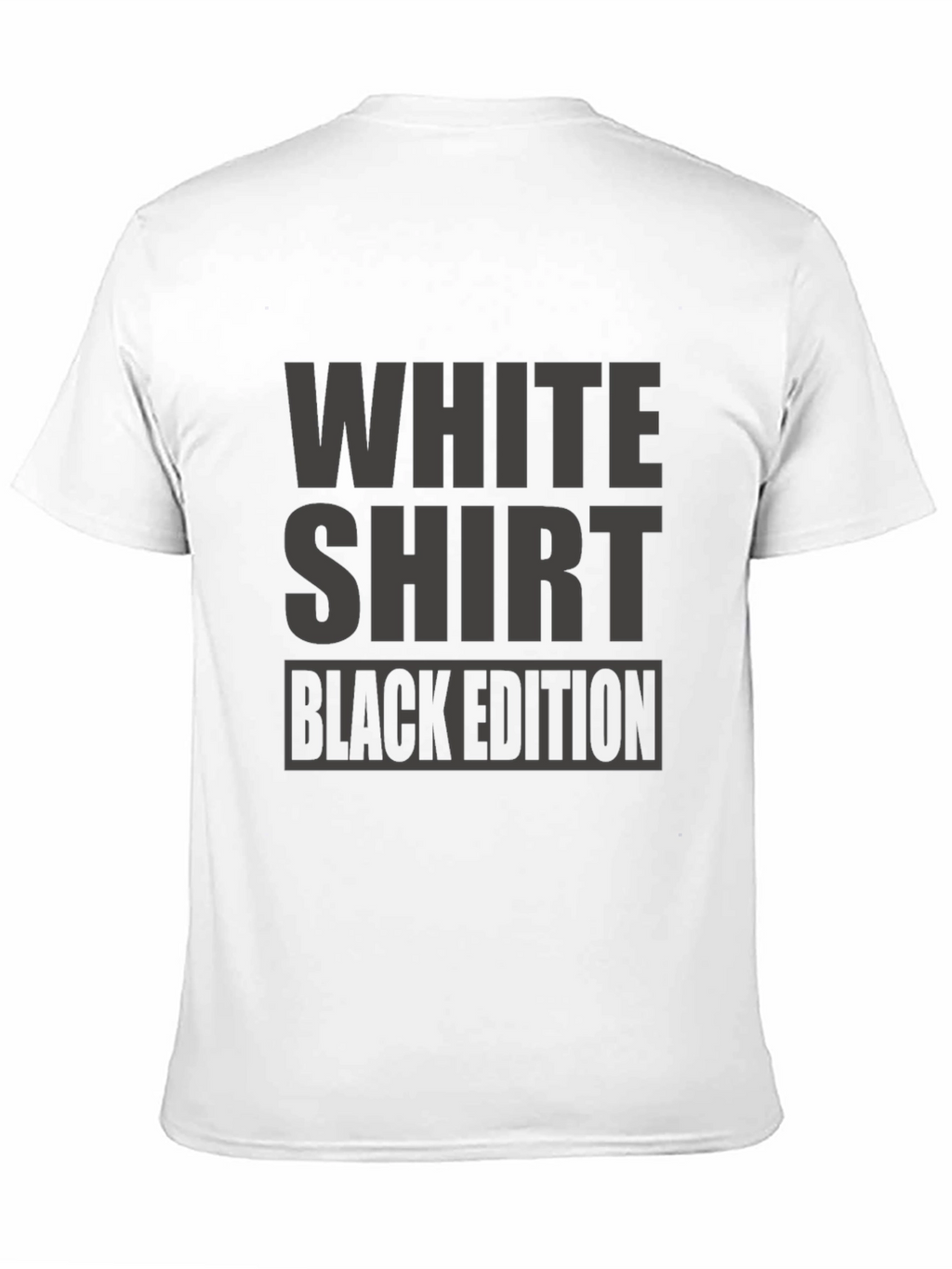 White Shirt Black Edition T-Shirt