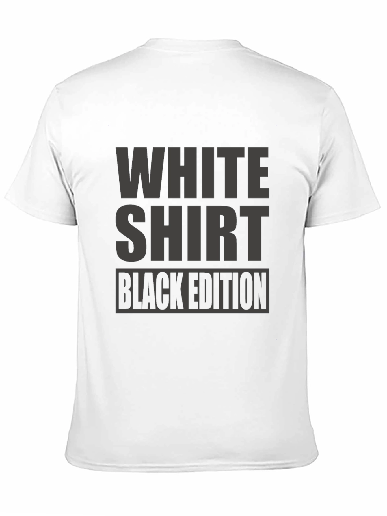 White Shirt Black Edition T-Shirt