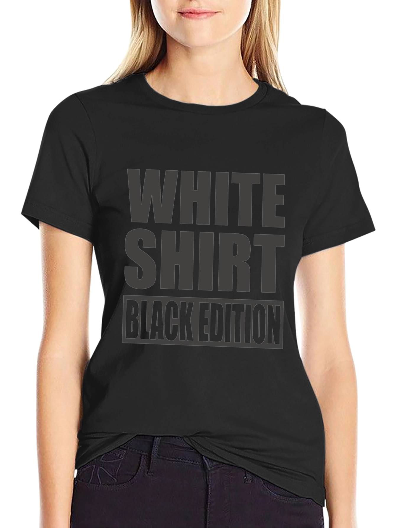White Shirt Black Edition T-Shirt