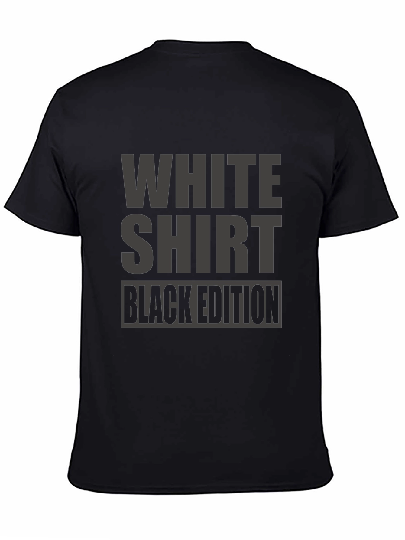 White Shirt Black Edition T-Shirt