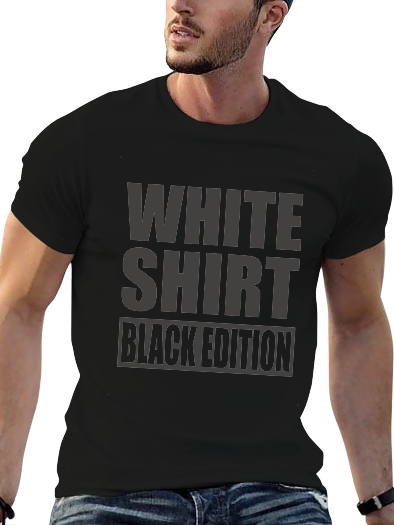 White Shirt Black Edition T-Shirt