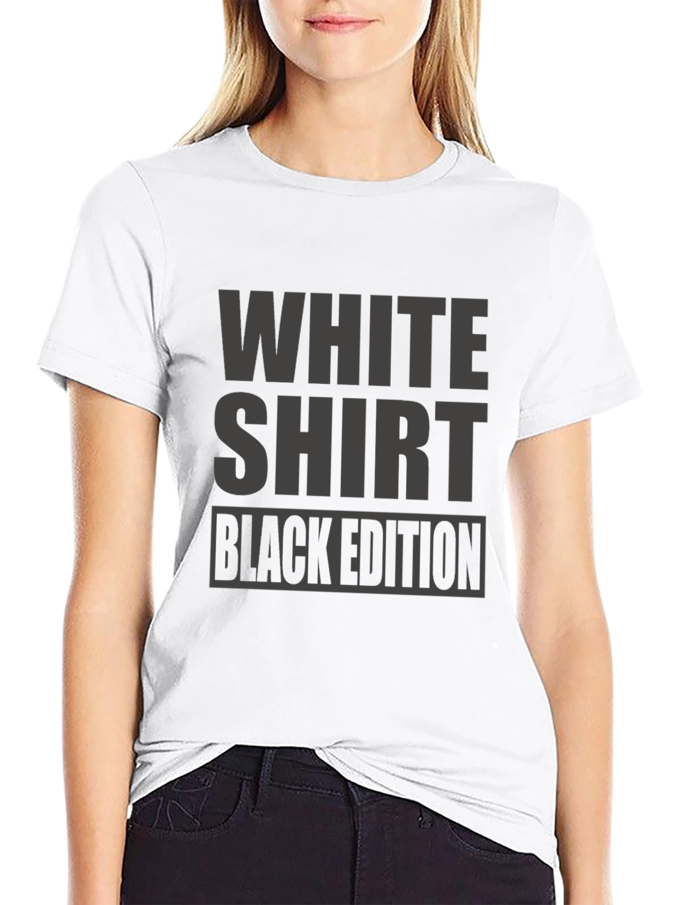 White Shirt Black Edition T-Shirt