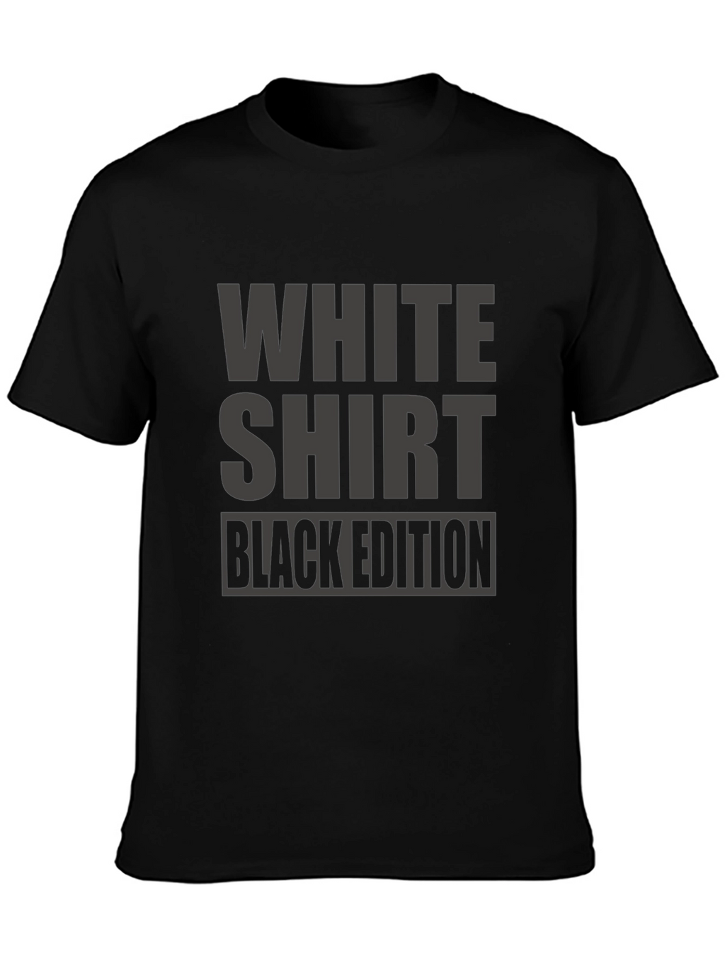 White Shirt Black Edition T-Shirt