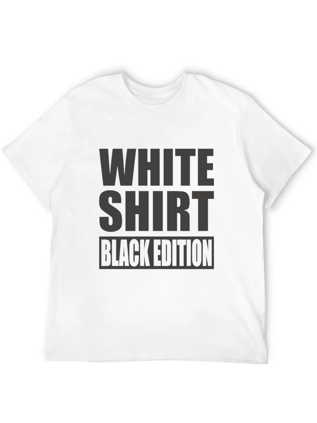 White Shirt Black Edition T-Shirt