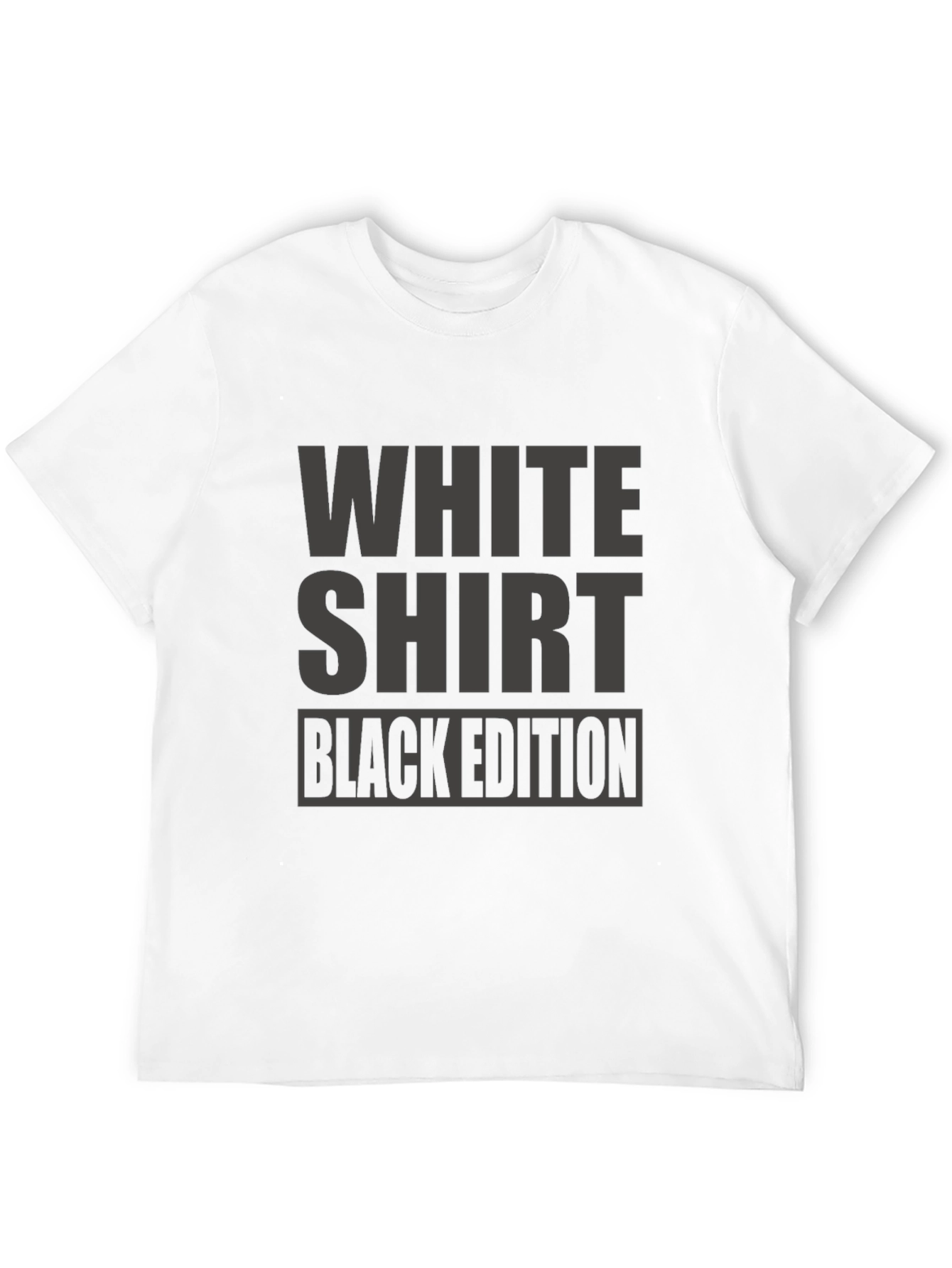 White Shirt Black Edition T-Shirt