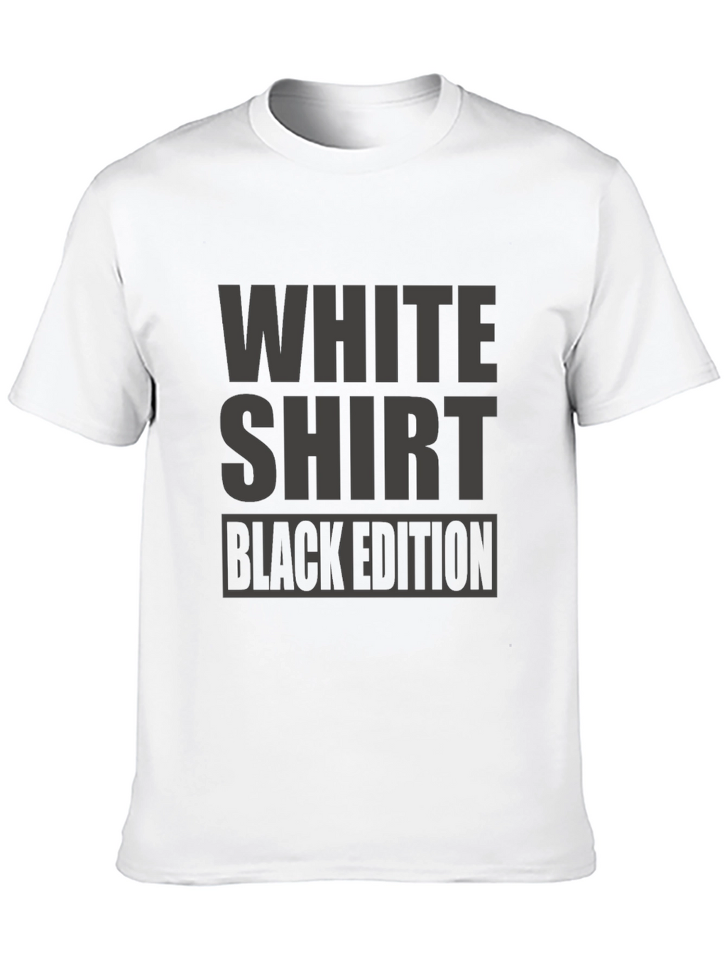 White Shirt Black Edition T-Shirt