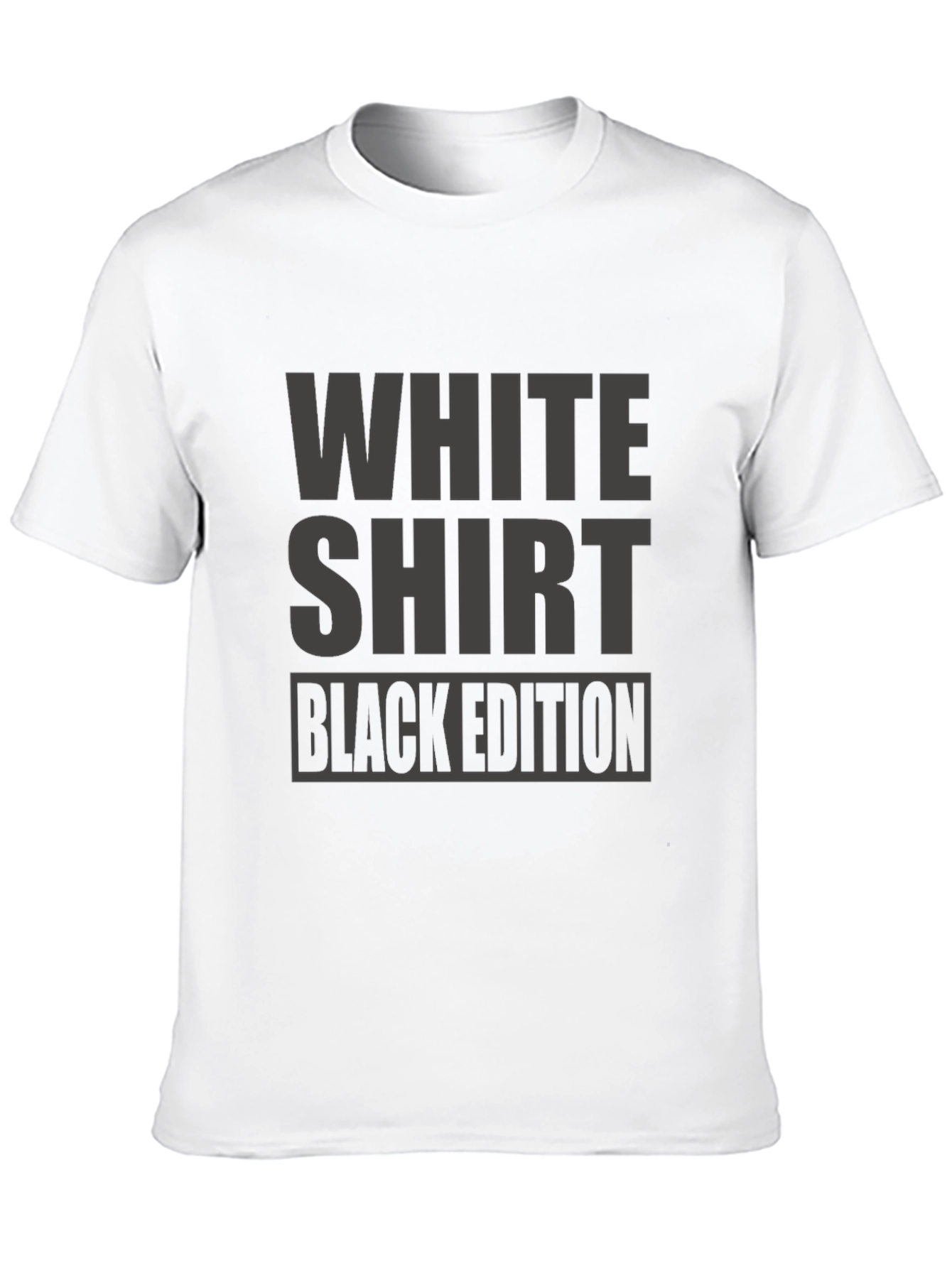 White Shirt Black Edition T-Shirt