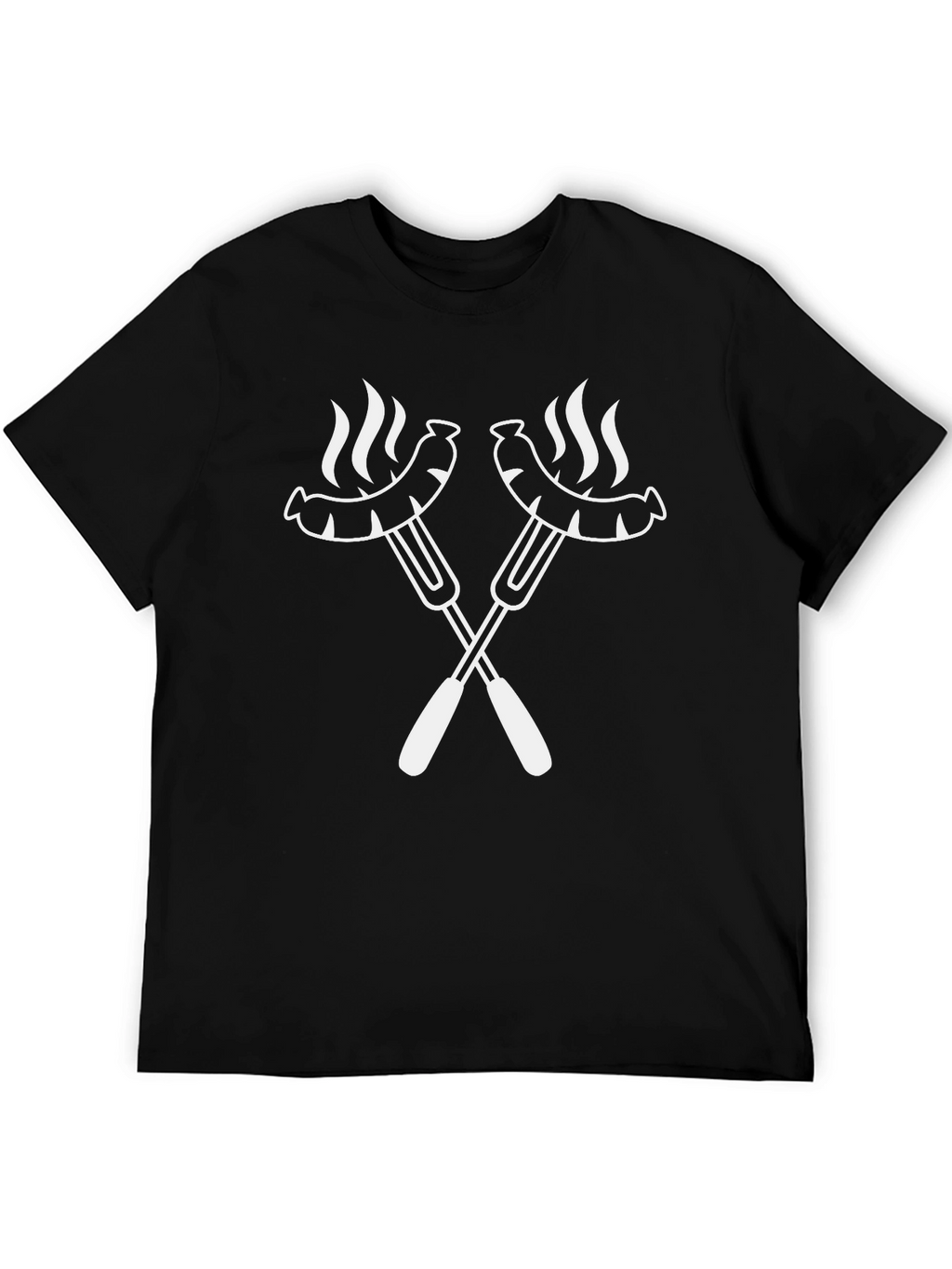 Sausage BBQ Graphic Tee - Grilling Humor
