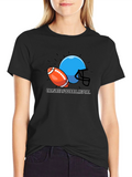 Eat Sleep Football Repeat Graphic T-Shirt