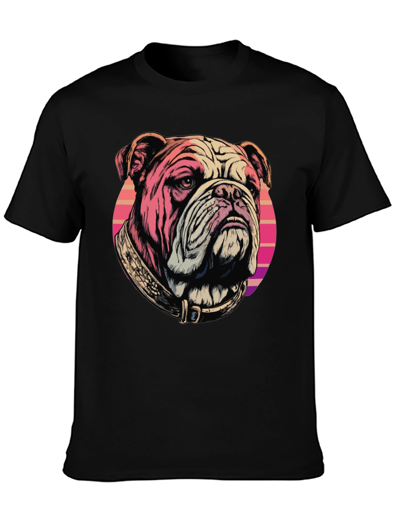 Bulldog T-Shirt: Retro Graphic Tee
