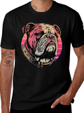 Bulldog T-Shirt: Retro Graphic Tee