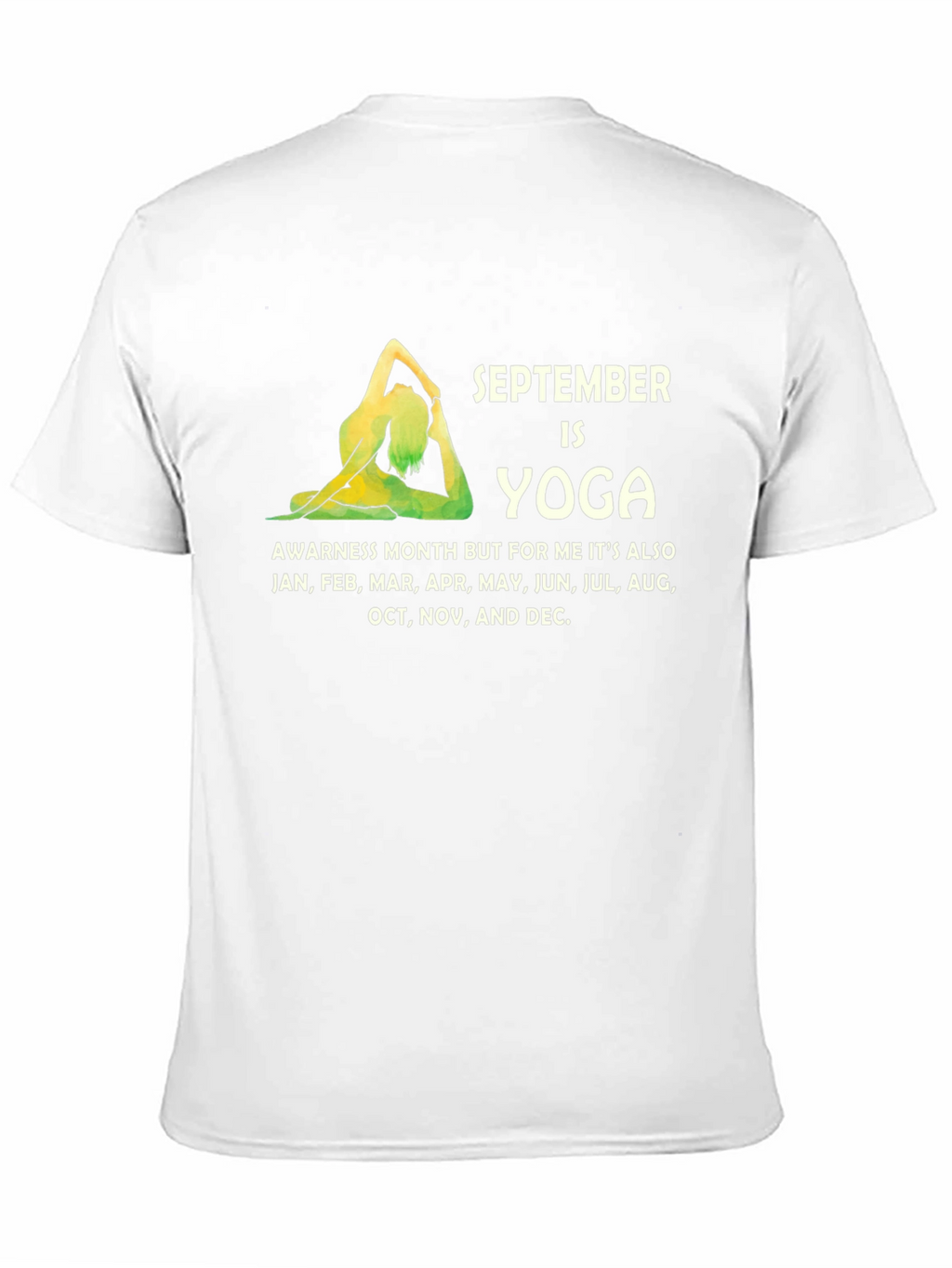 September Yoga Awareness Month Graphic Tee