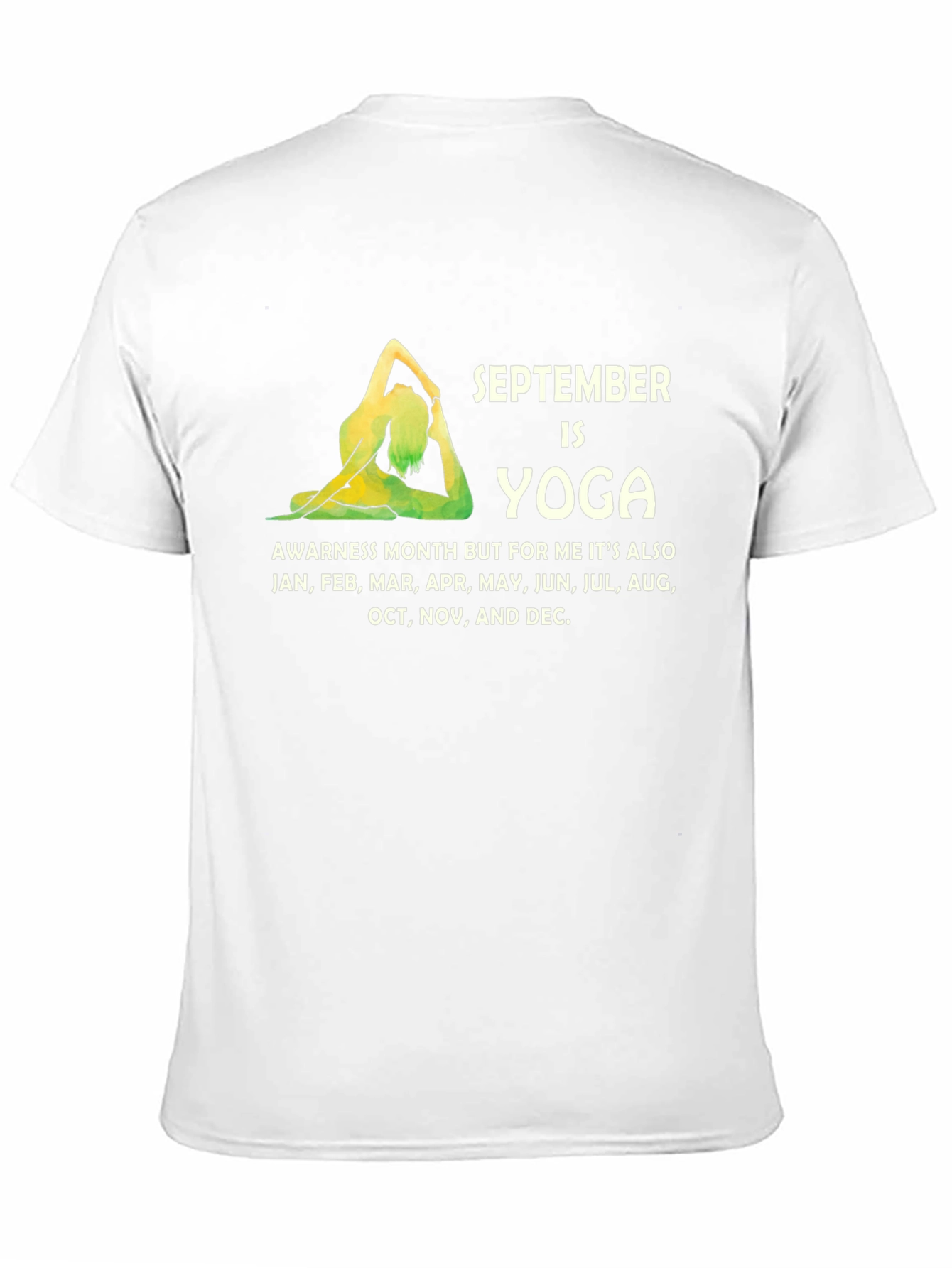 September Yoga Awareness Month Graphic Tee