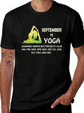 September Yoga Awareness Month Graphic Tee
