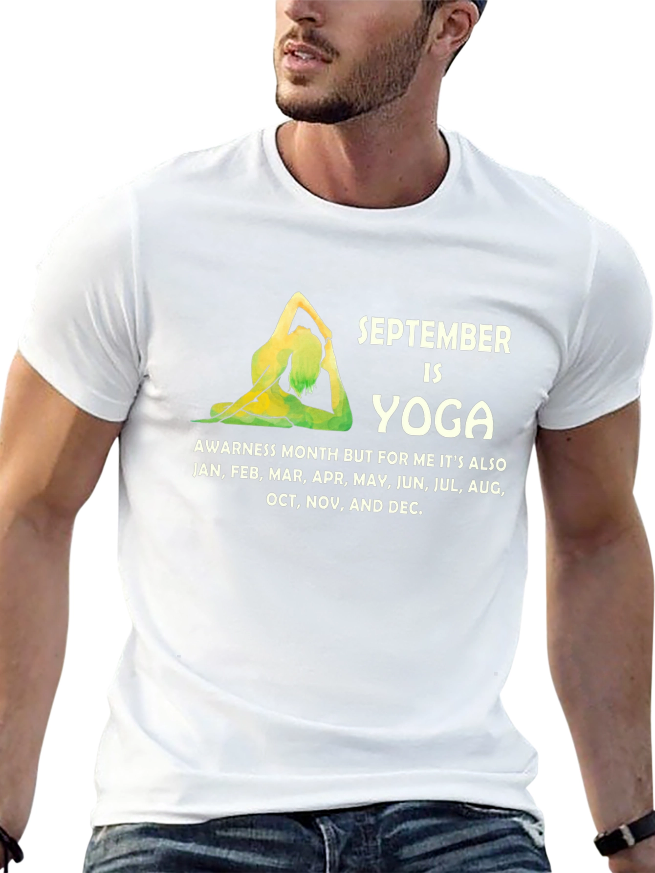September Yoga Awareness Month Graphic Tee