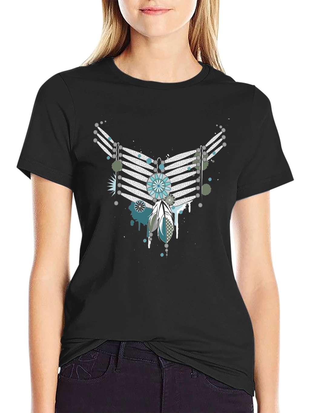 Unique Graphic T-Shirt - Native Inspired Design