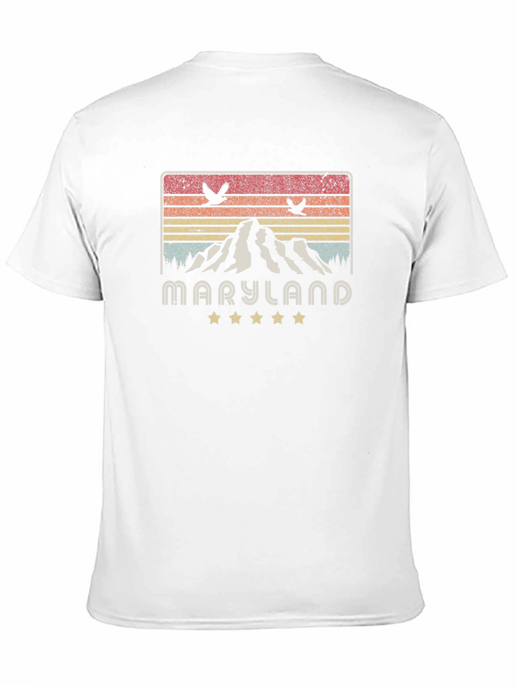 Maryland Mountain Graphic Tee - Retro Style
