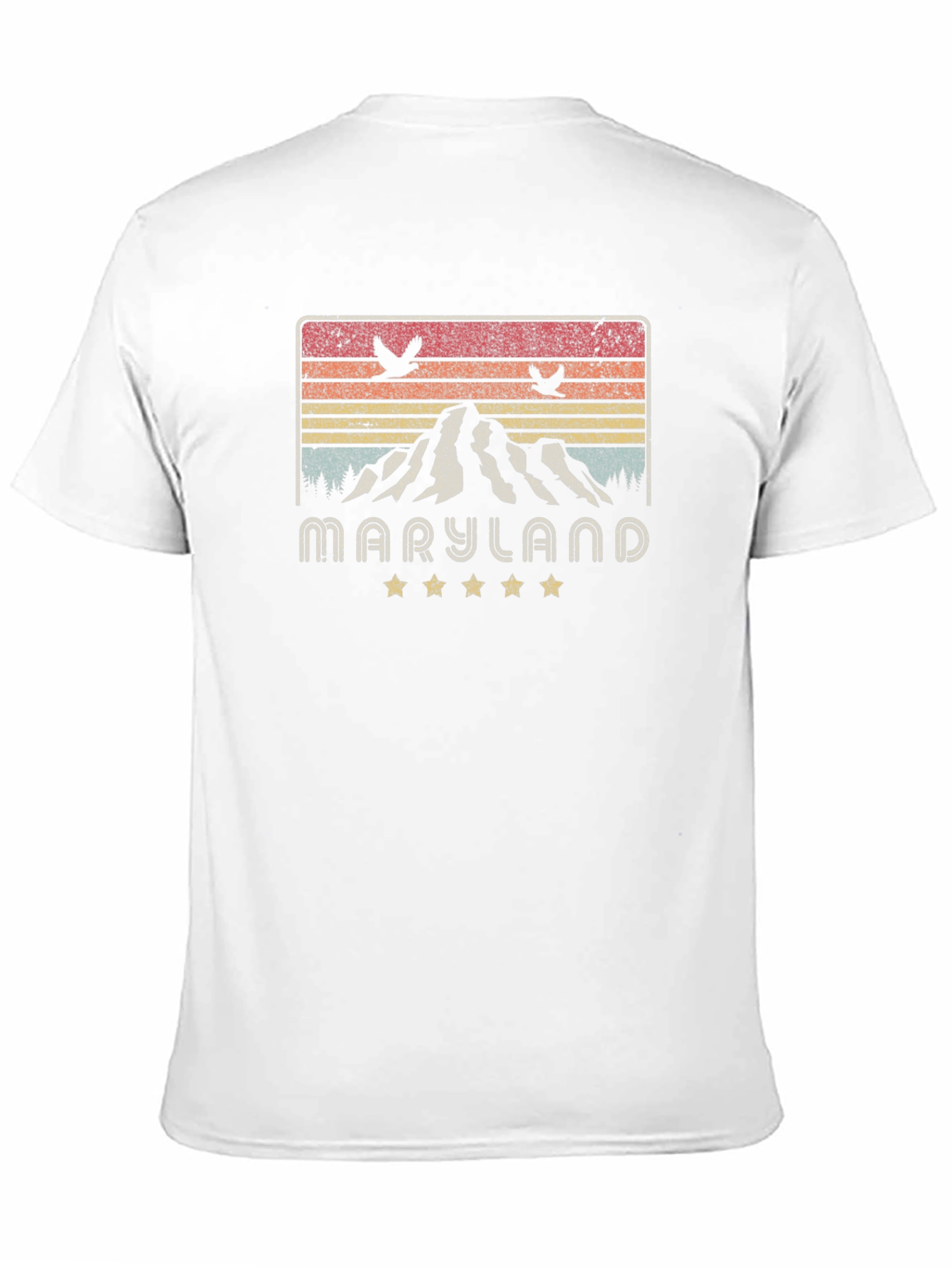 Maryland Mountain Graphic Tee - Retro Style