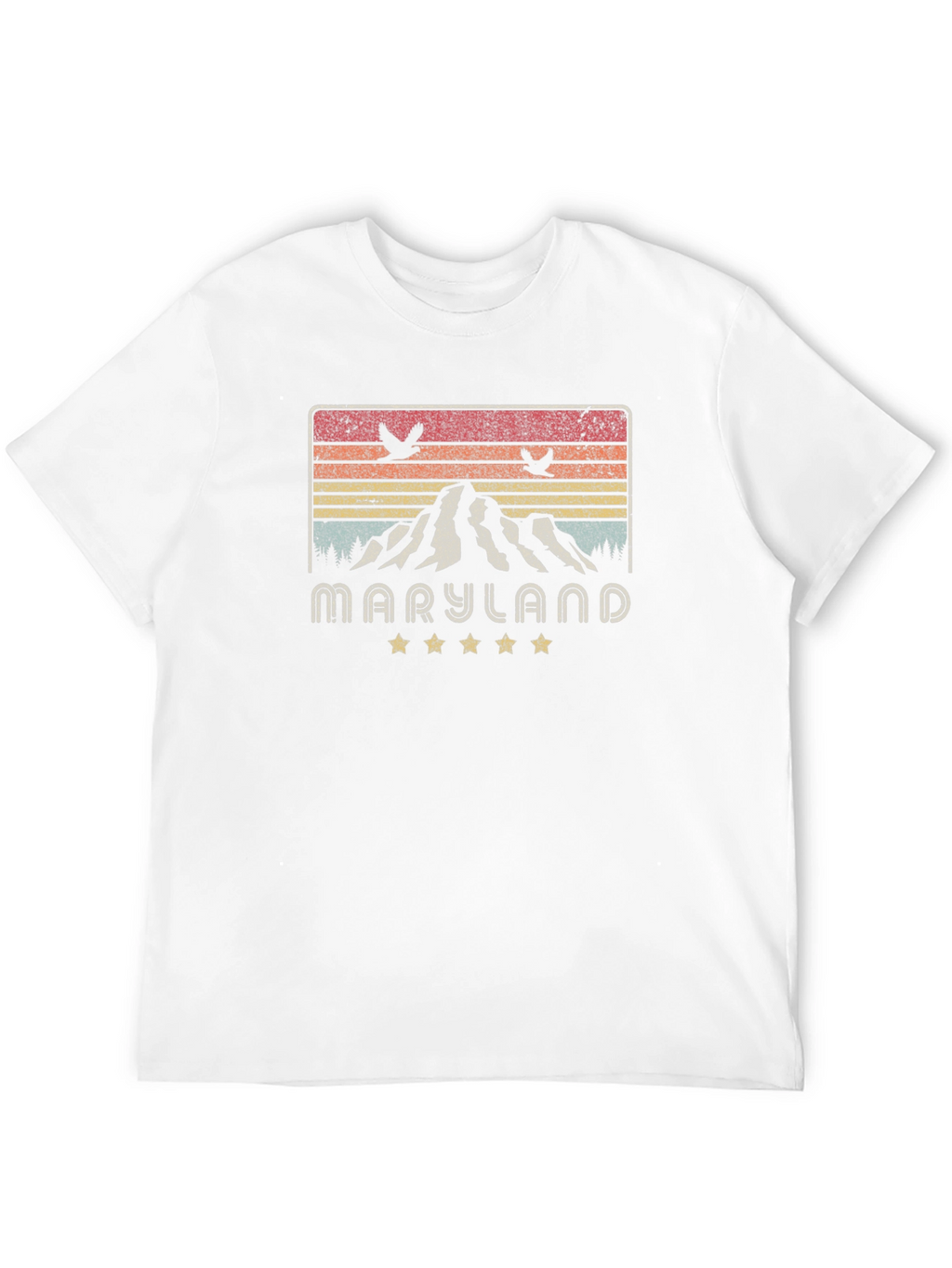 Maryland Mountain Graphic Tee - Retro Style