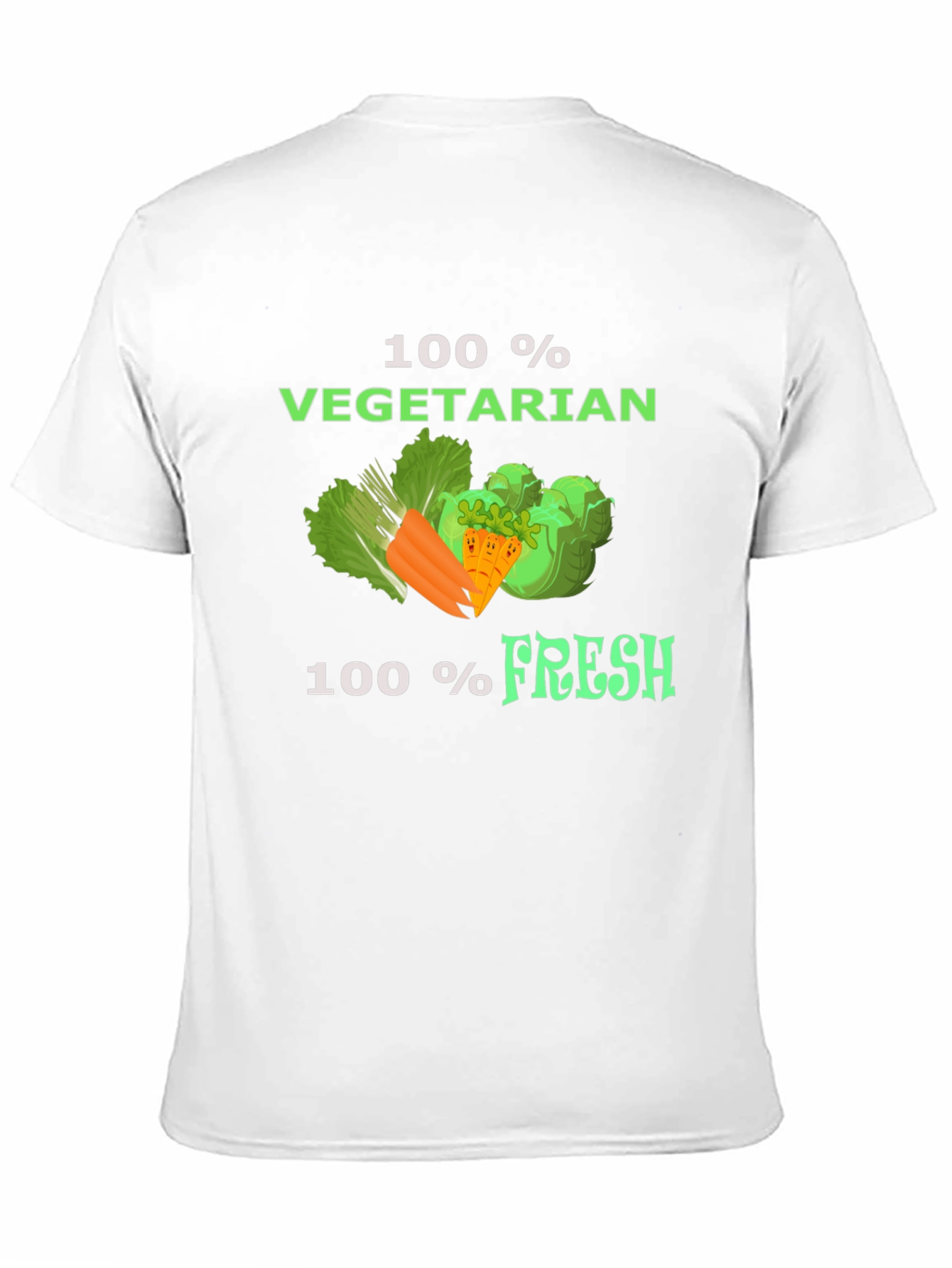 100% Vegetarian Fresh T-Shirt