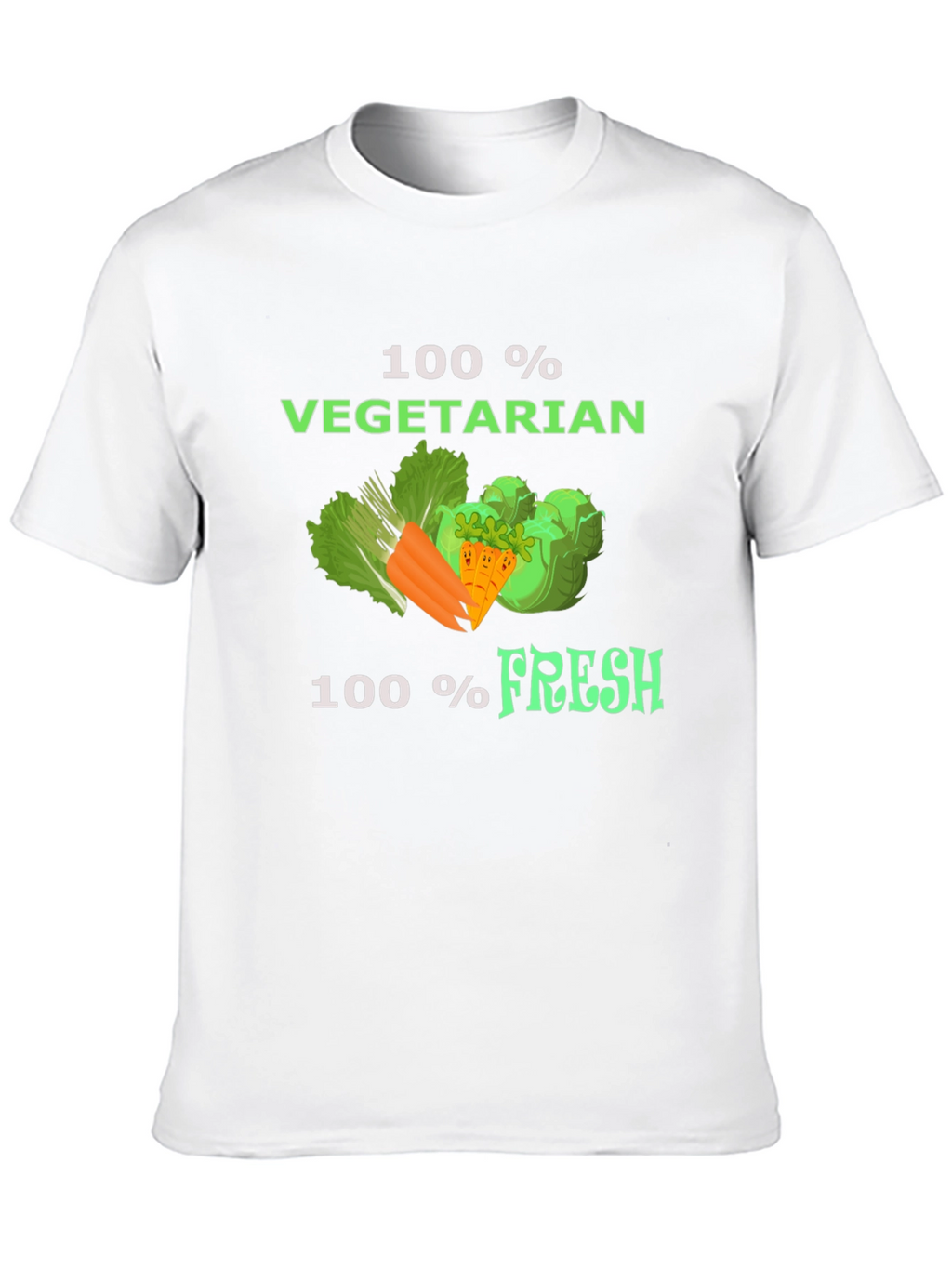 100% Vegetarian Fresh T-Shirt