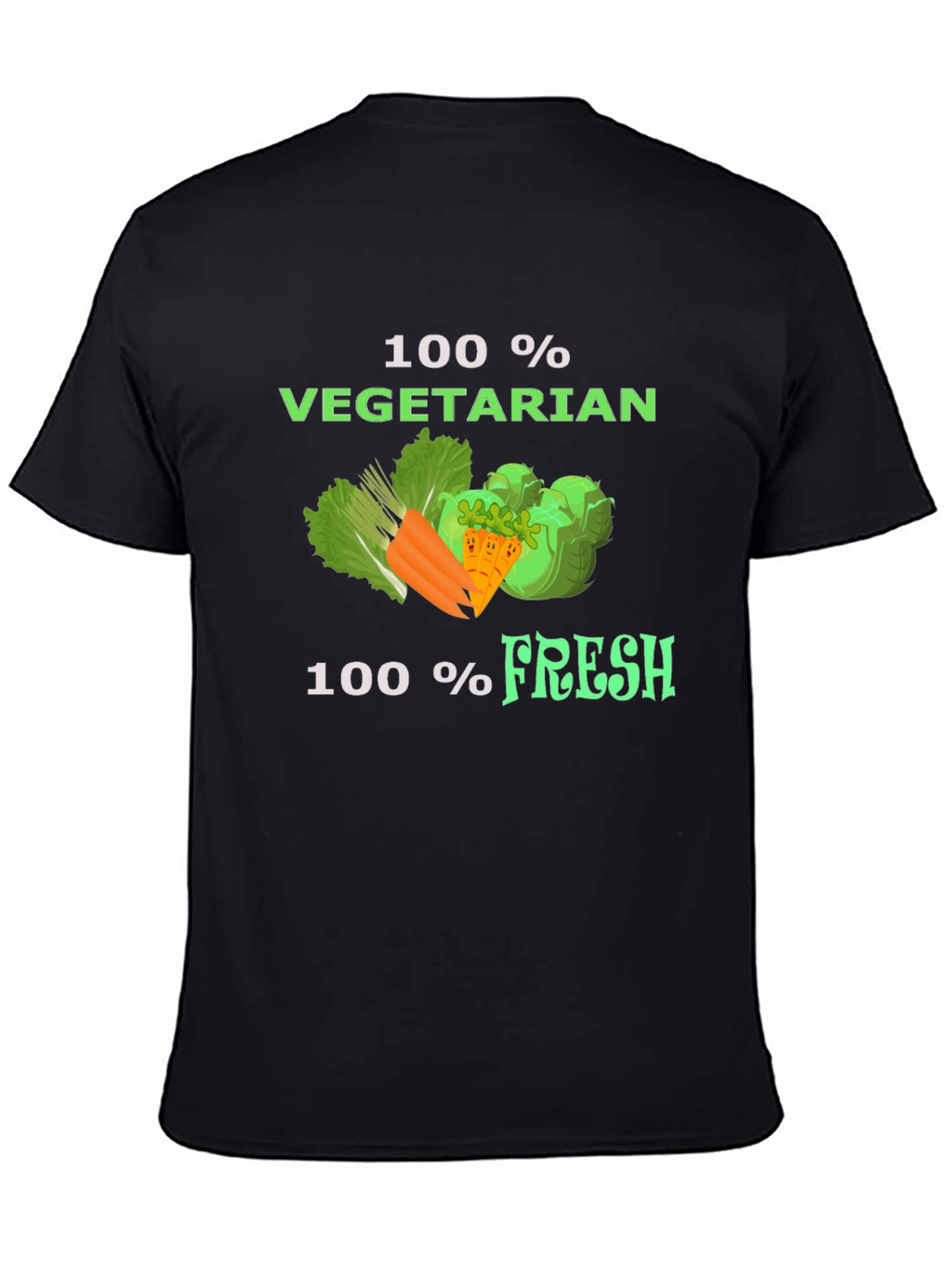 100% Vegetarian Fresh T-Shirt