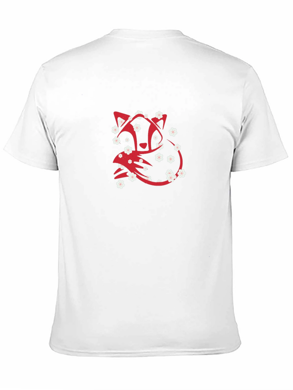 Floral Fox Graphic Tee - Stylish Comfort