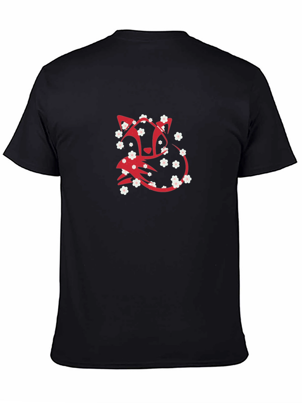 Floral Fox Graphic Tee - Stylish Comfort