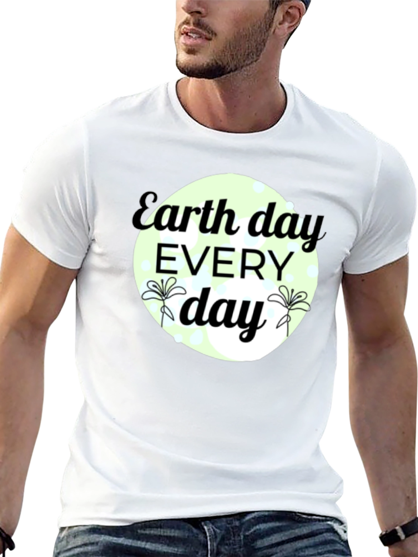 Earth Day Every Day Black T-Shirt