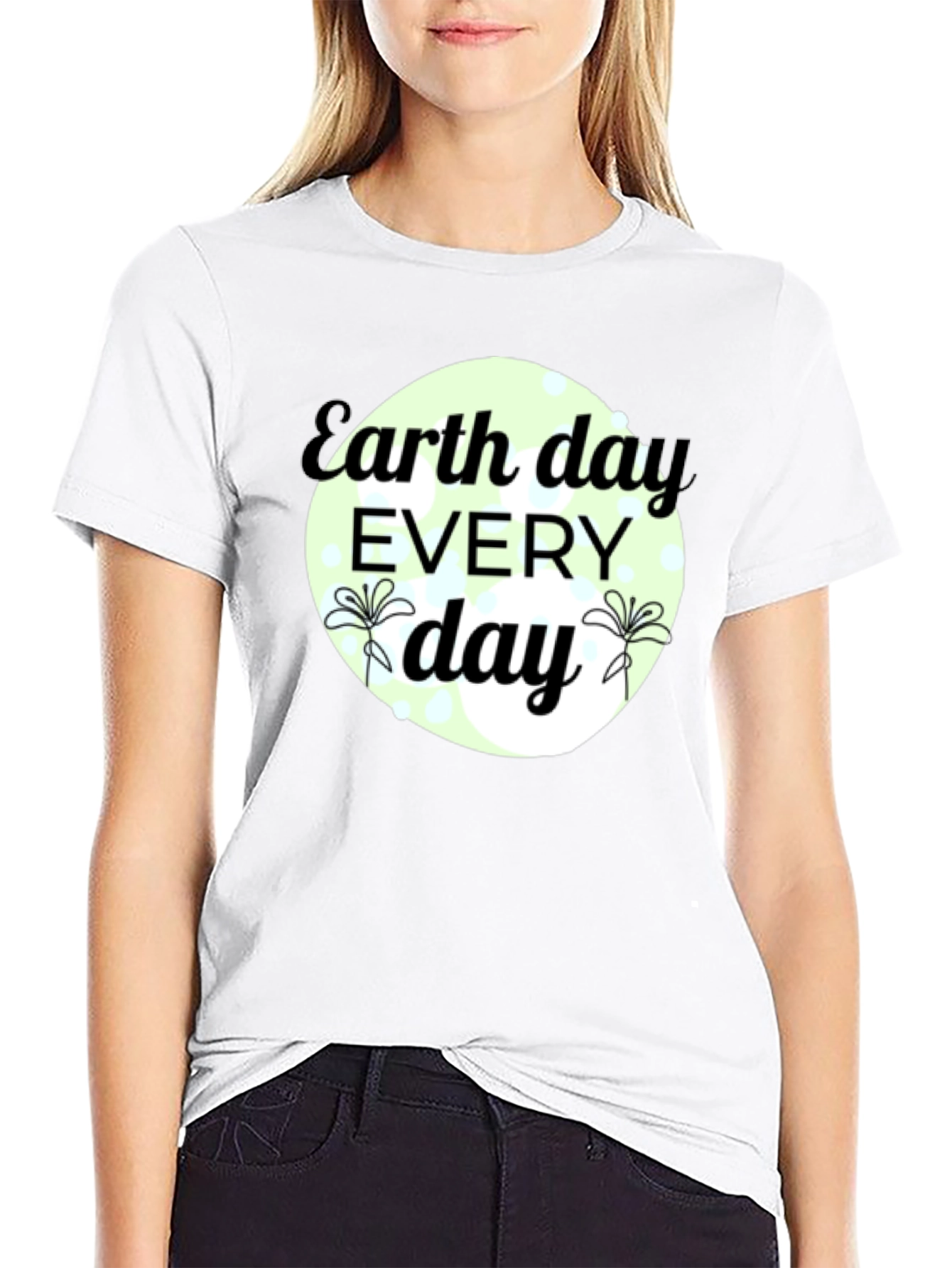 Earth Day Every Day Black T-Shirt