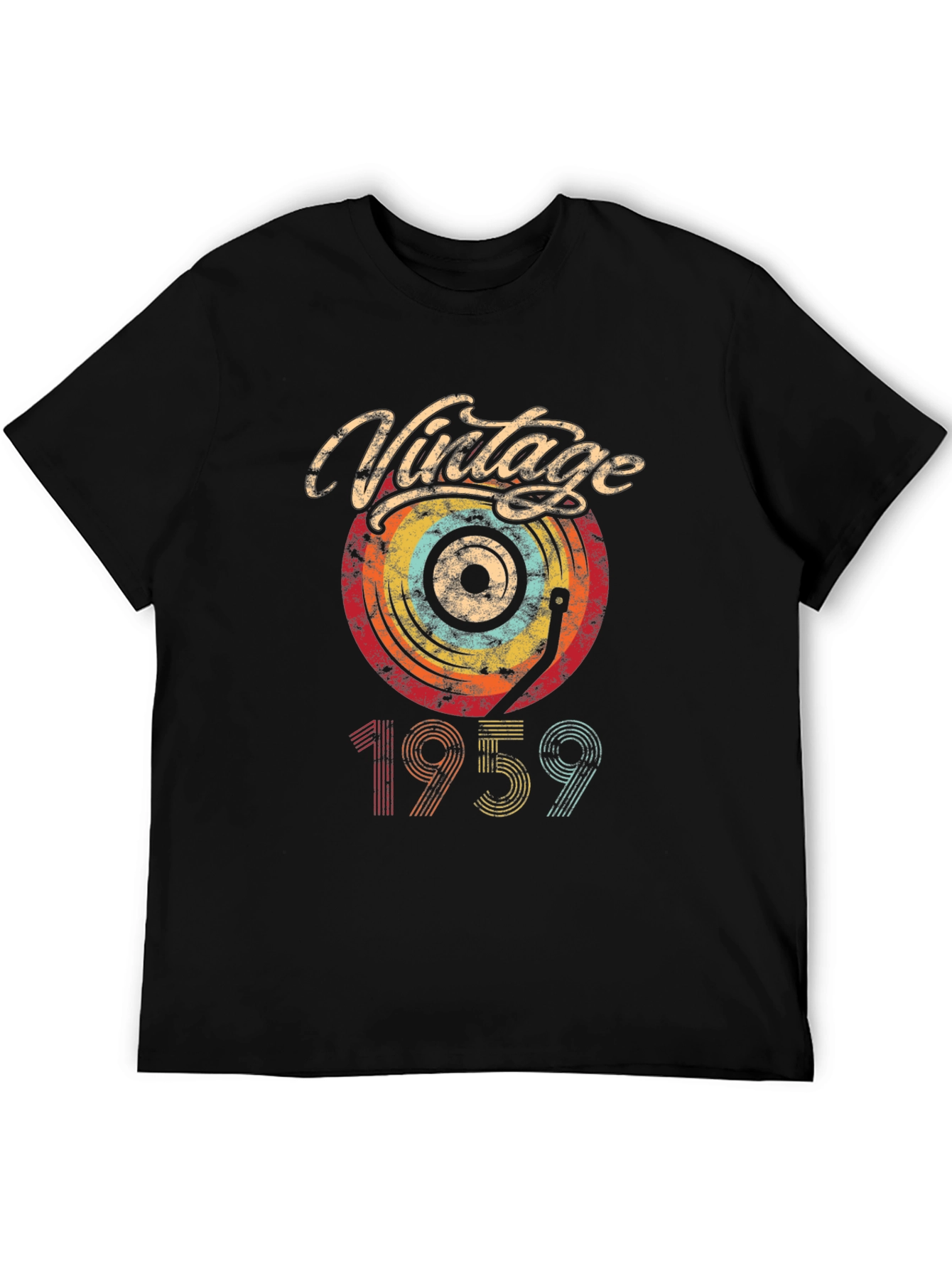 Vintage 1959 Record Player Graphic Tee
