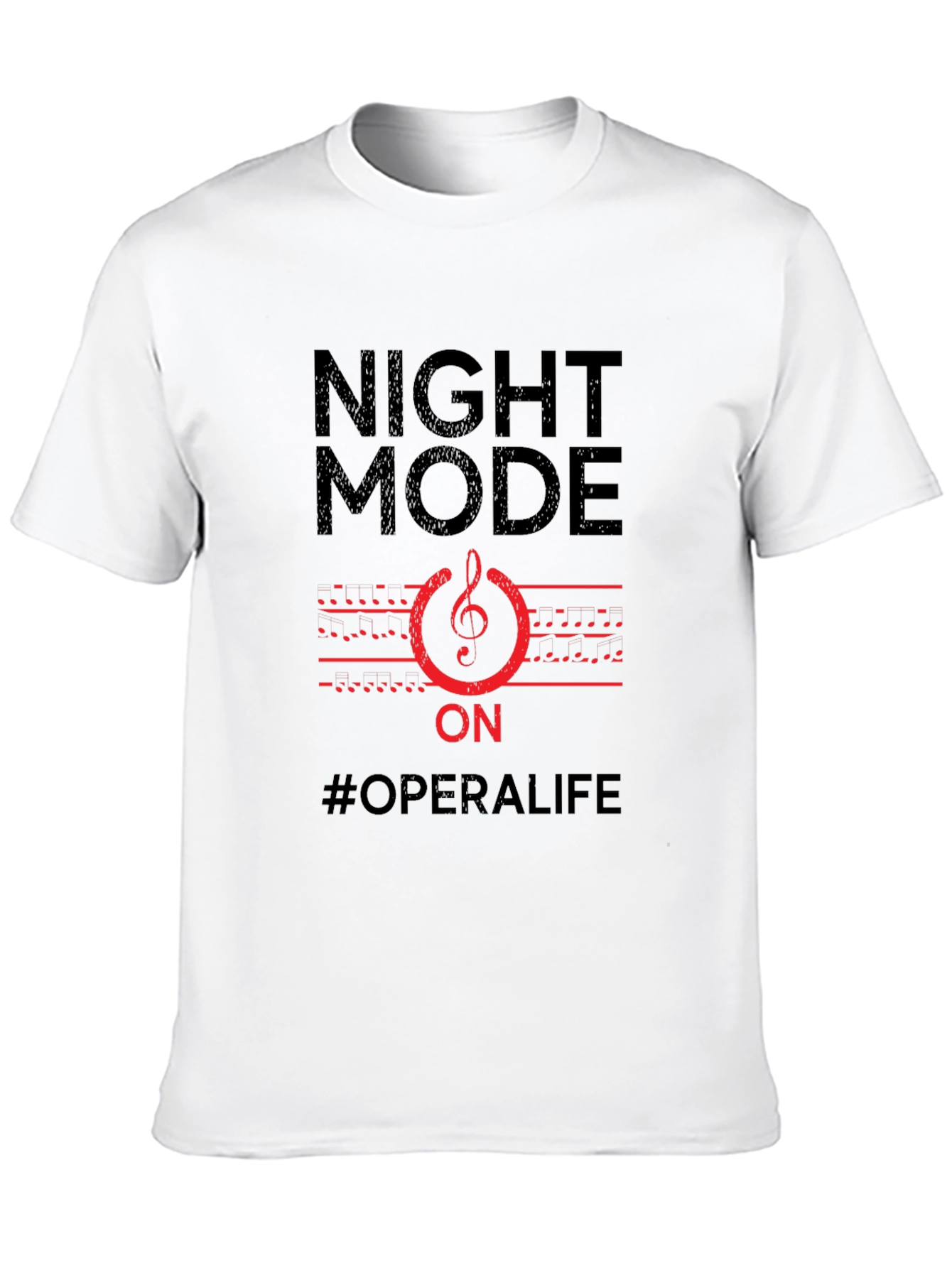 Night Mode On T-Shirt - Opera Life