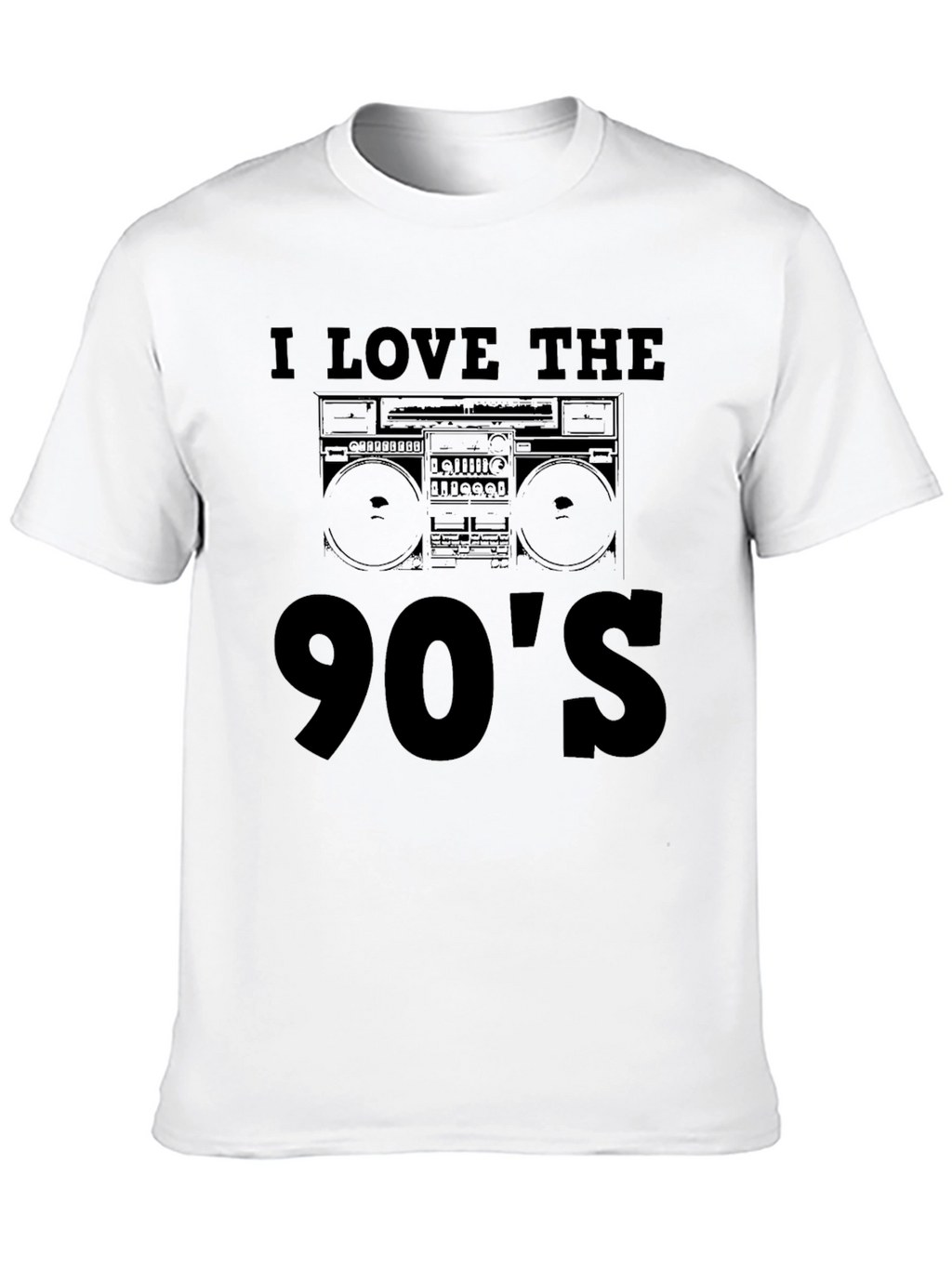 I Love the 90s Black Graphic Tee