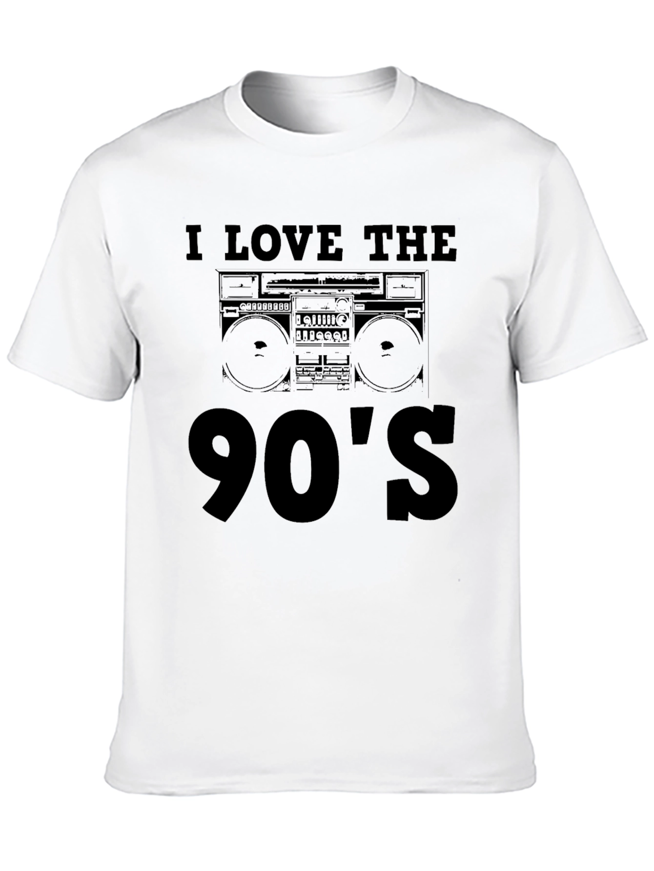 I Love the 90s Black Graphic Tee