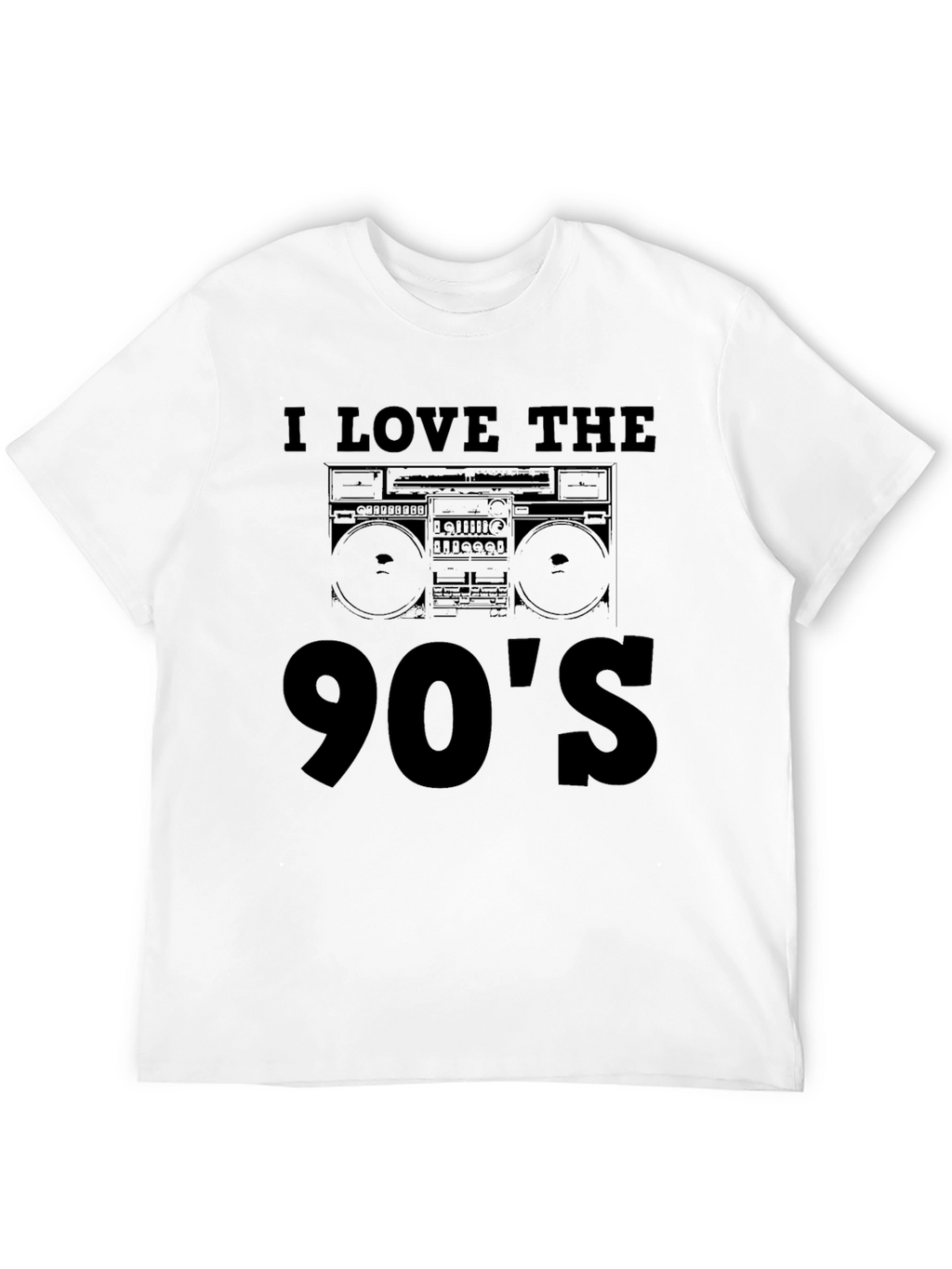 I Love the 90s Black Graphic Tee